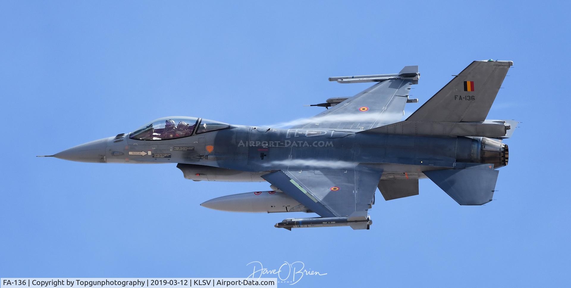 FA-136, SABCA F-16AM Fighting Falcon C/N 6H-136, RED FLAG 19-2