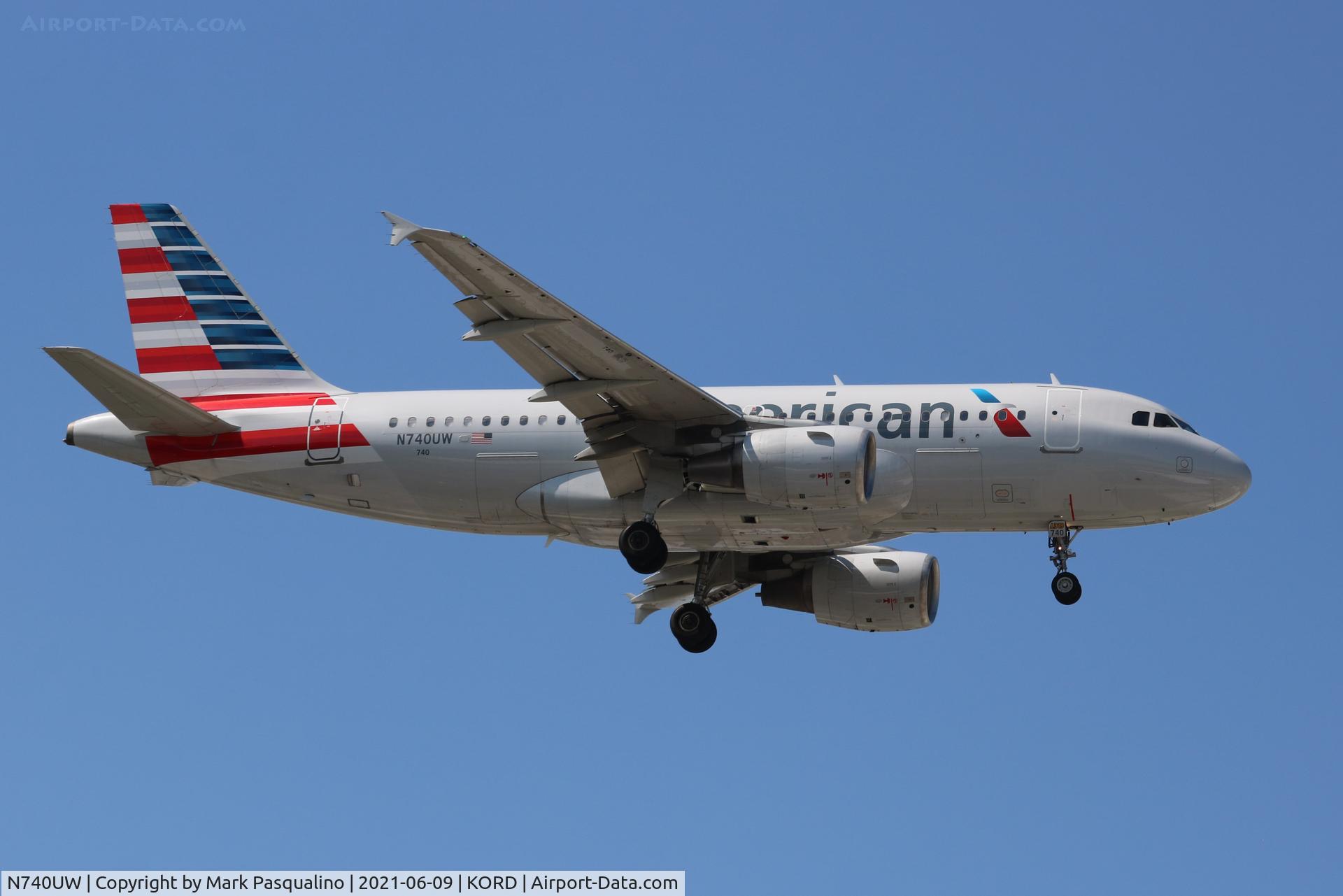 N740UW, 2000 Airbus A319-112 C/N 1265, Airbus A319-112