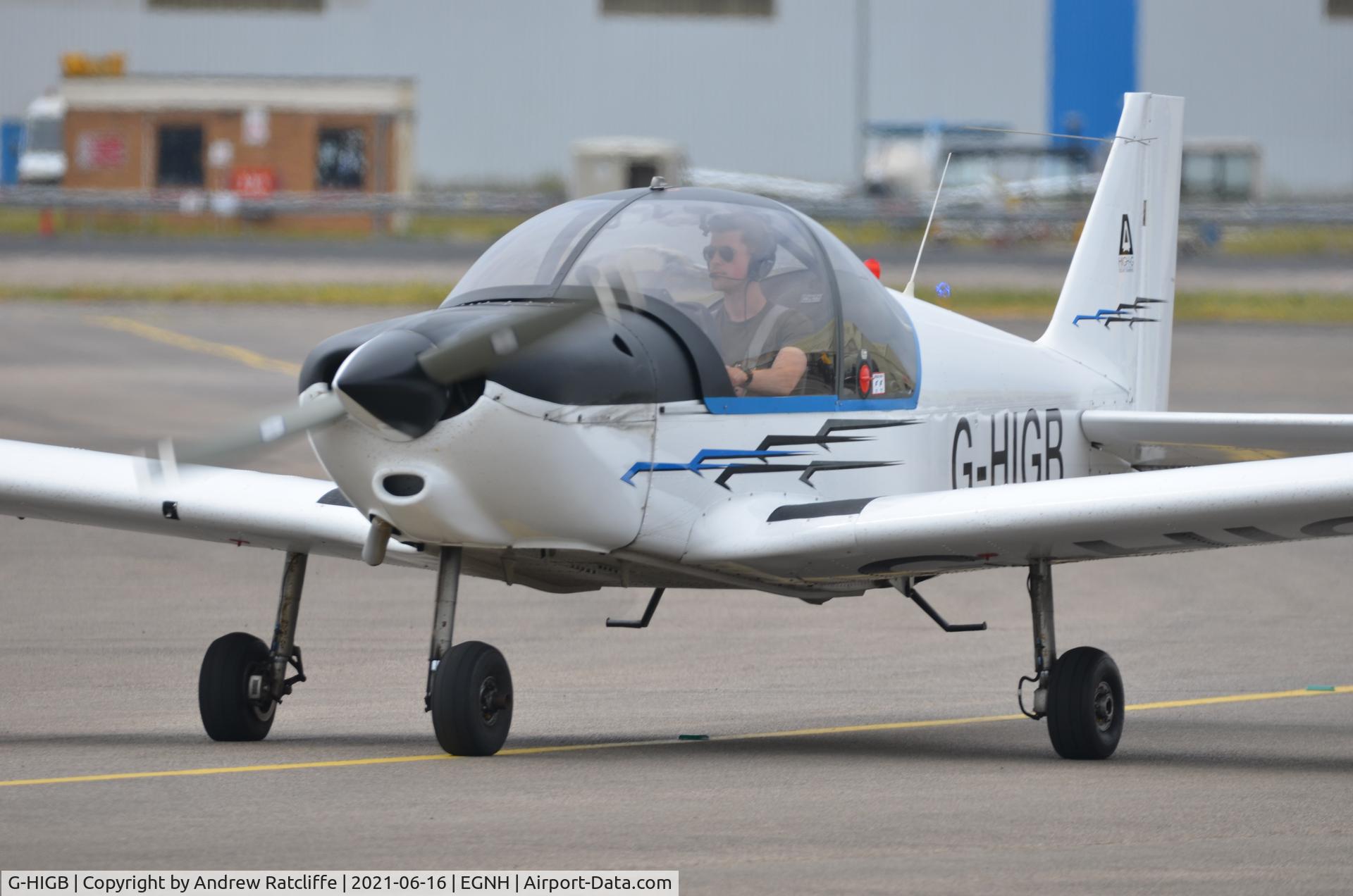 G-HIGB, 2002 Robin R-2120U Alpha C/N 365, G-HIGB, Robin R-2120U Alpha photographed at Blackpool Airport on 16th June 2021