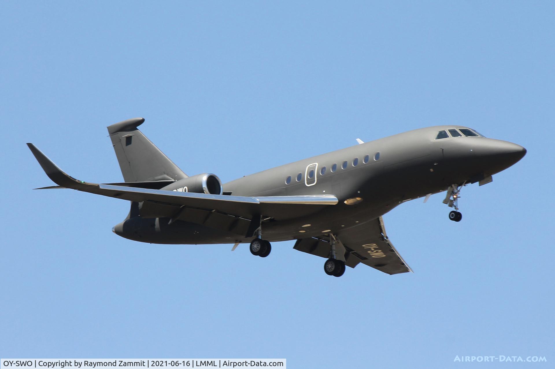 OY-SWO, 2014 Dassault Falcon 2000S C/N 725, Dassault Falcon 2000S OY-SWO Blackbird Air Charter