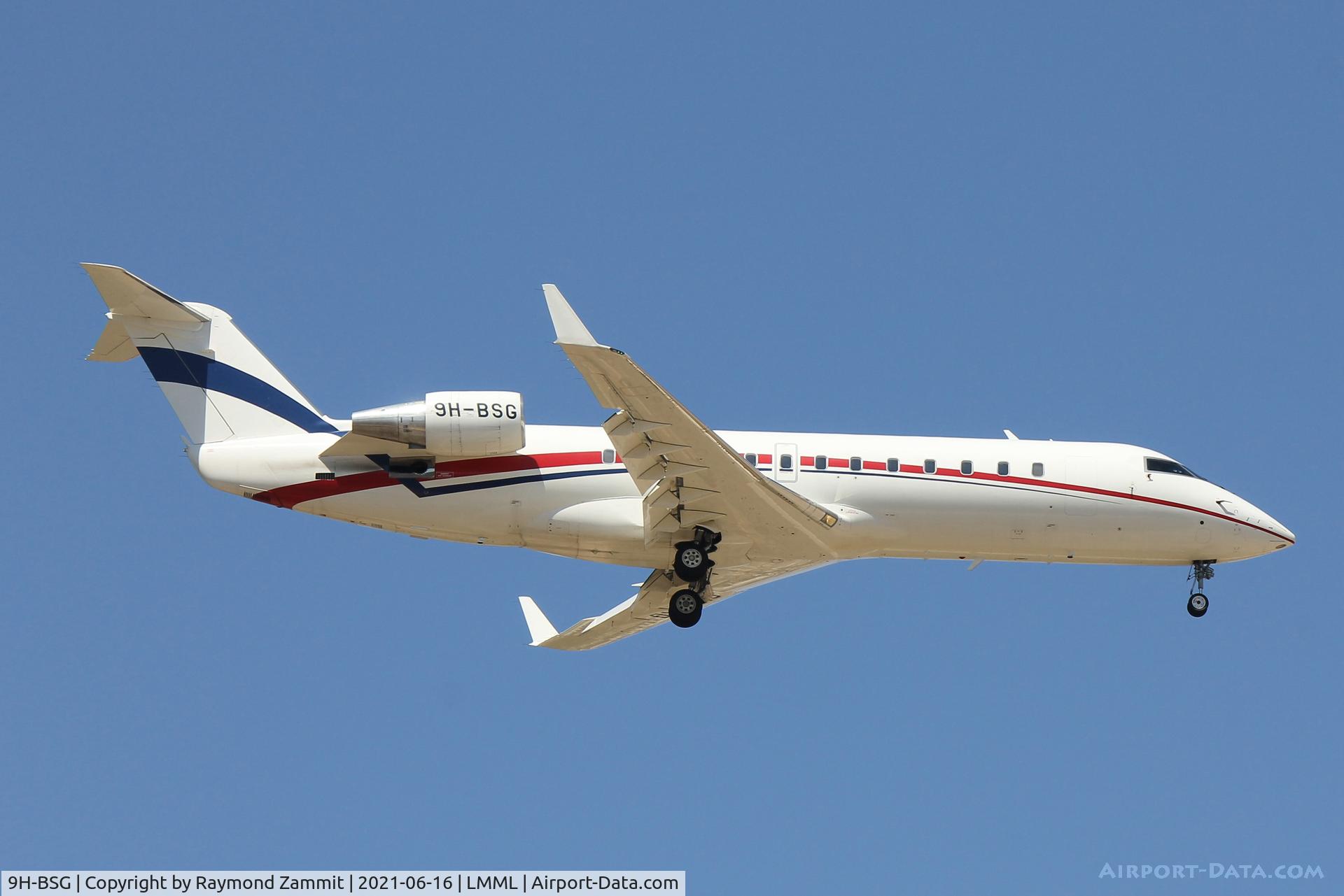 9H-BSG, 2007 Bombardier Challenger 850 (CL-600-2B19) C/N 8071, Bombardier Challenger 850 9H-BSG Blue Square Aviation