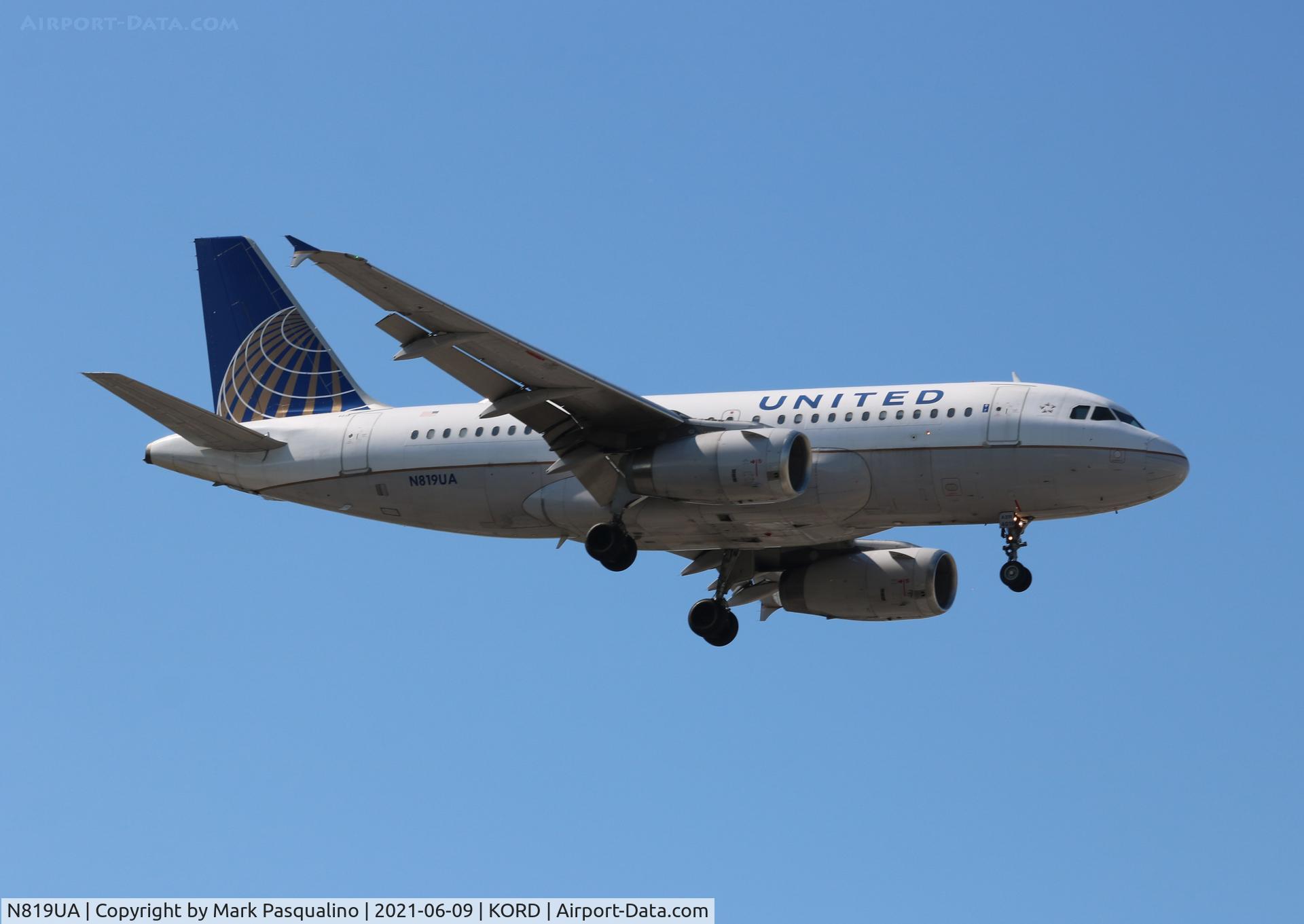N819UA, 1998 Airbus A319-131 C/N 893, Airbus A319-131