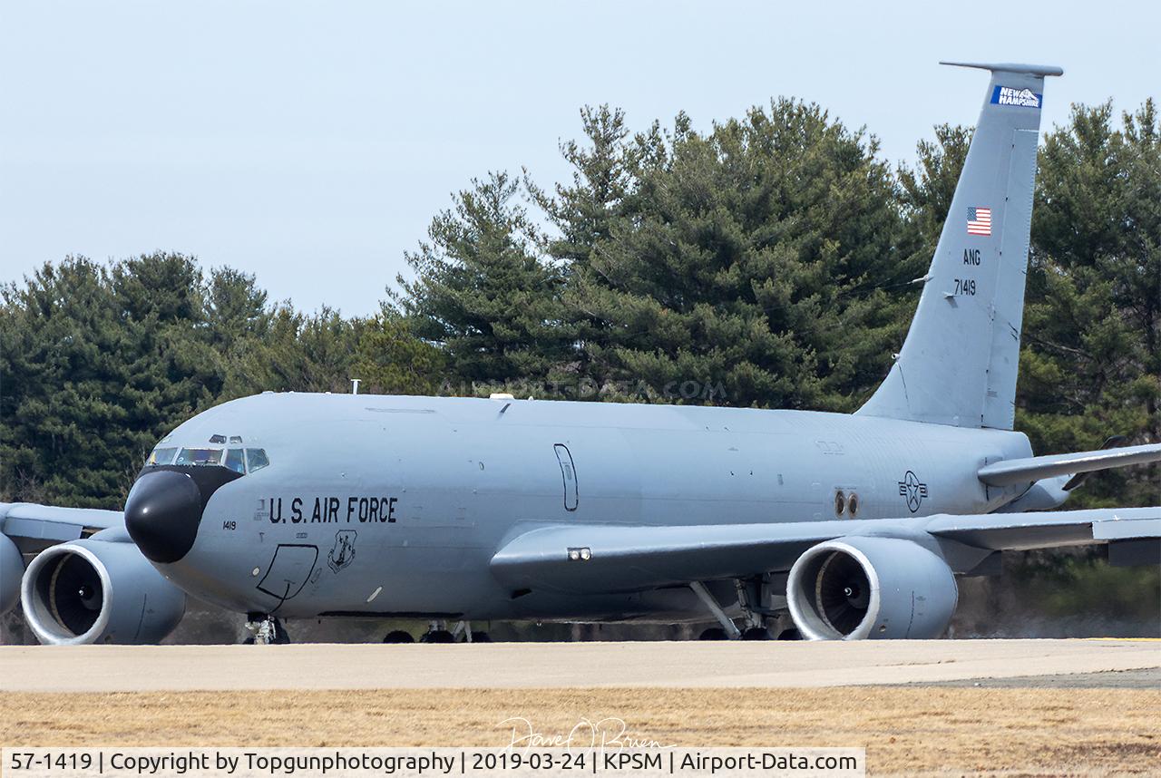 57-1419, 1957 Boeing KC-135R Stratotanker C/N 17490, Final KC-135R leaves PSM for AZ ANG. The first KC-46A arrived on 8/8/2019