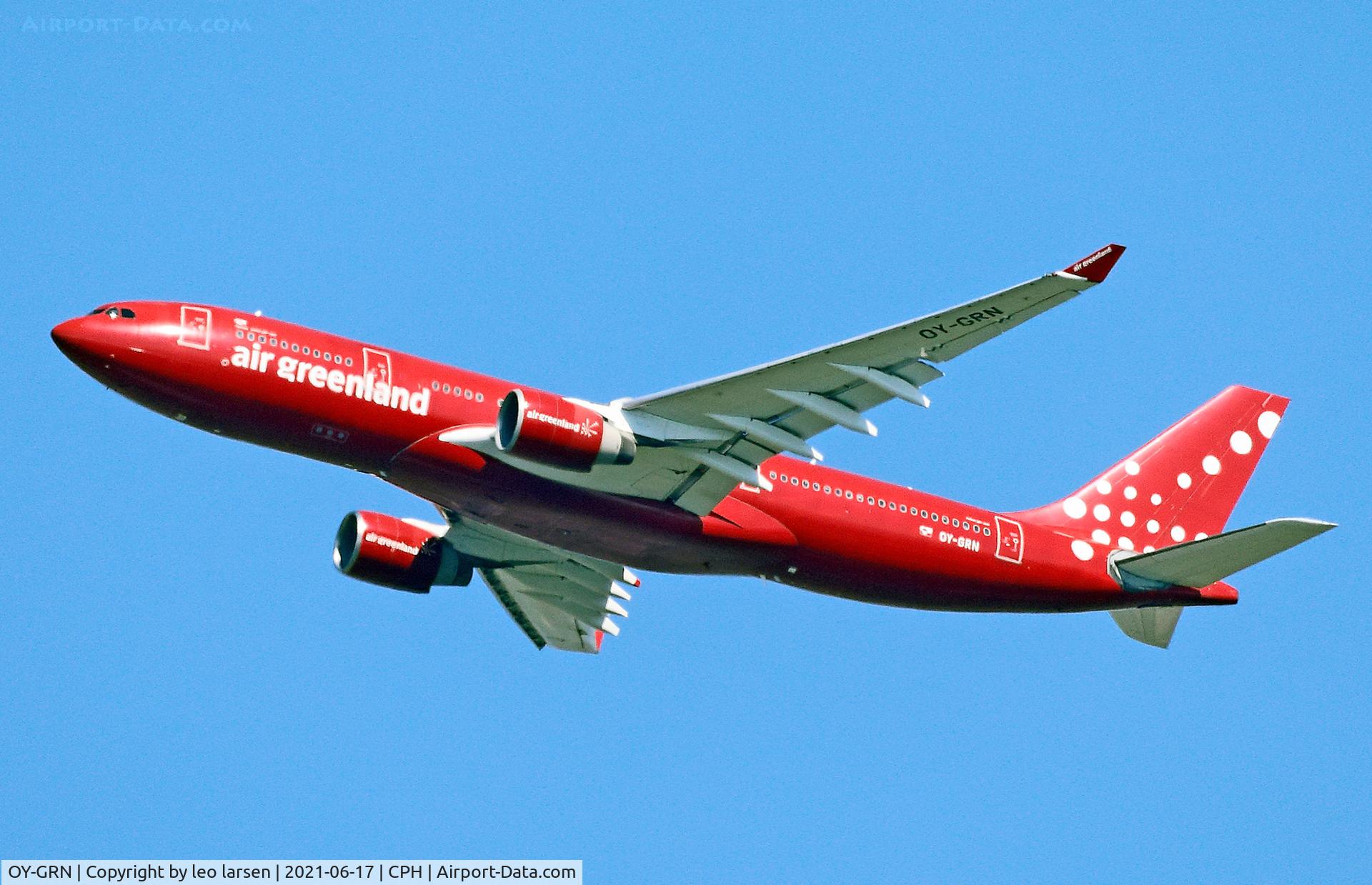 OY-GRN, 1998 Airbus A330-223 C/N 230, Copenhagen 17.6.2021