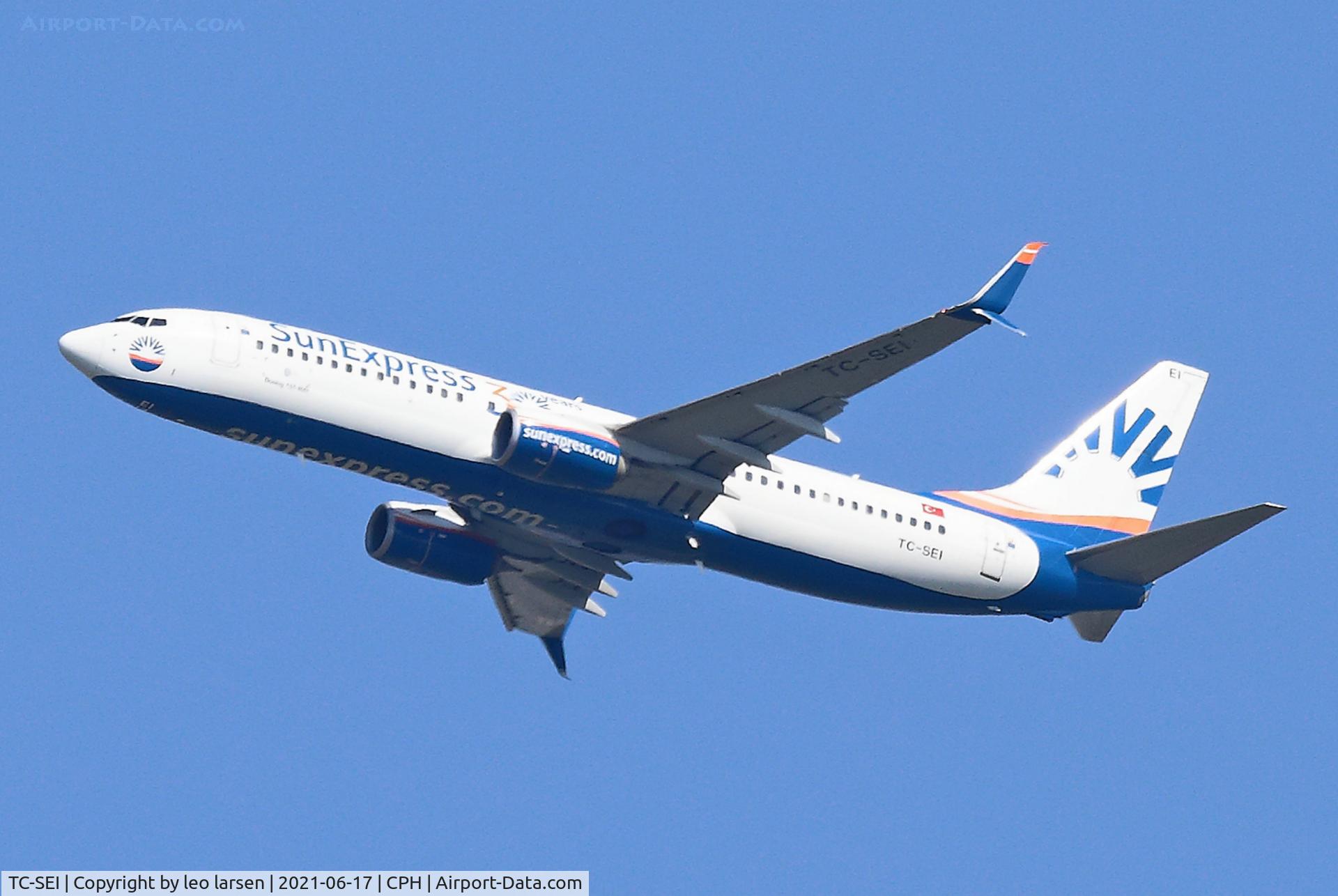 TC-SEI, 2015 Boeing 737-8HC C/N 61170, Copenhagen 17.6.2021