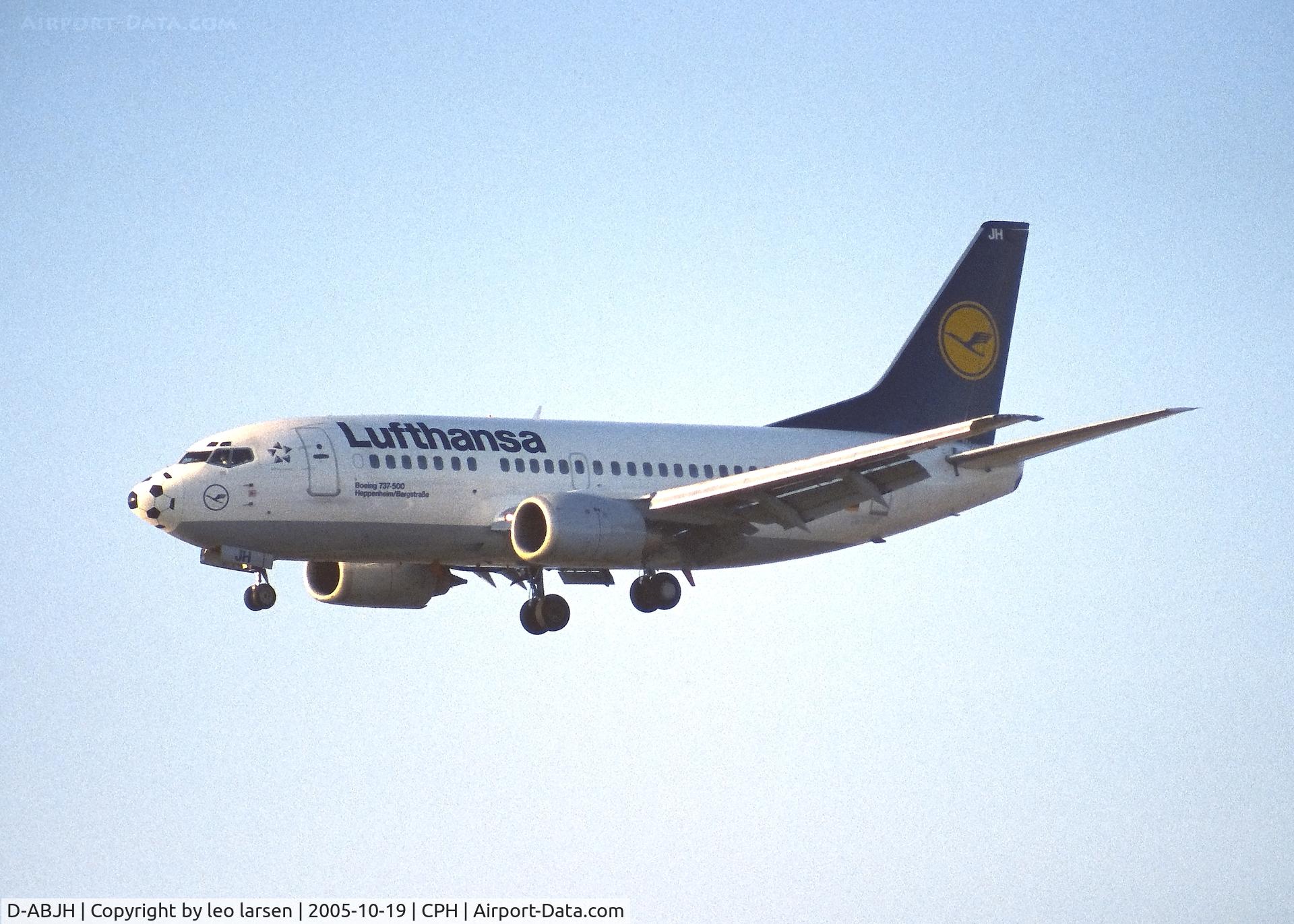 D-ABJH, 1991 Boeing 737-530 C/N 25357, Copenhagen 19.10.2005