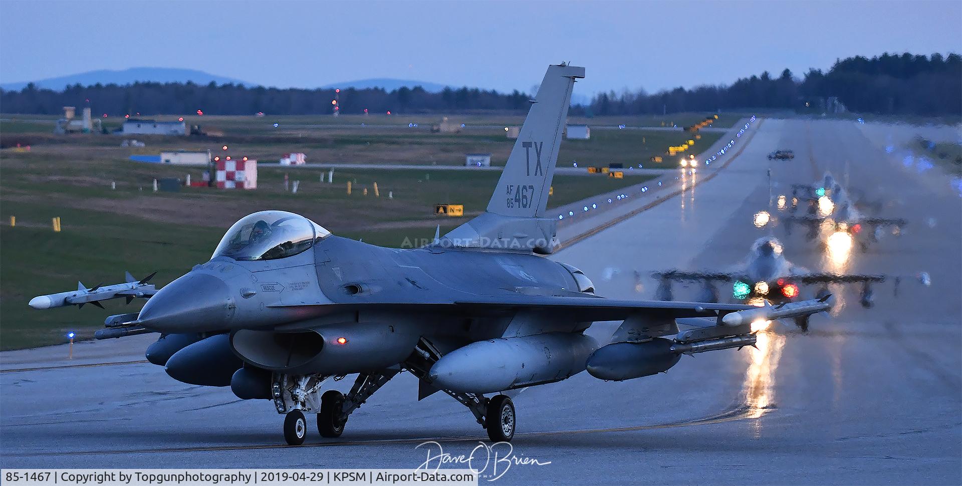 85-1467, 1986 General Dynamics F-16C Fighting Falcon C/N 5C-247, TREND62 457th FS