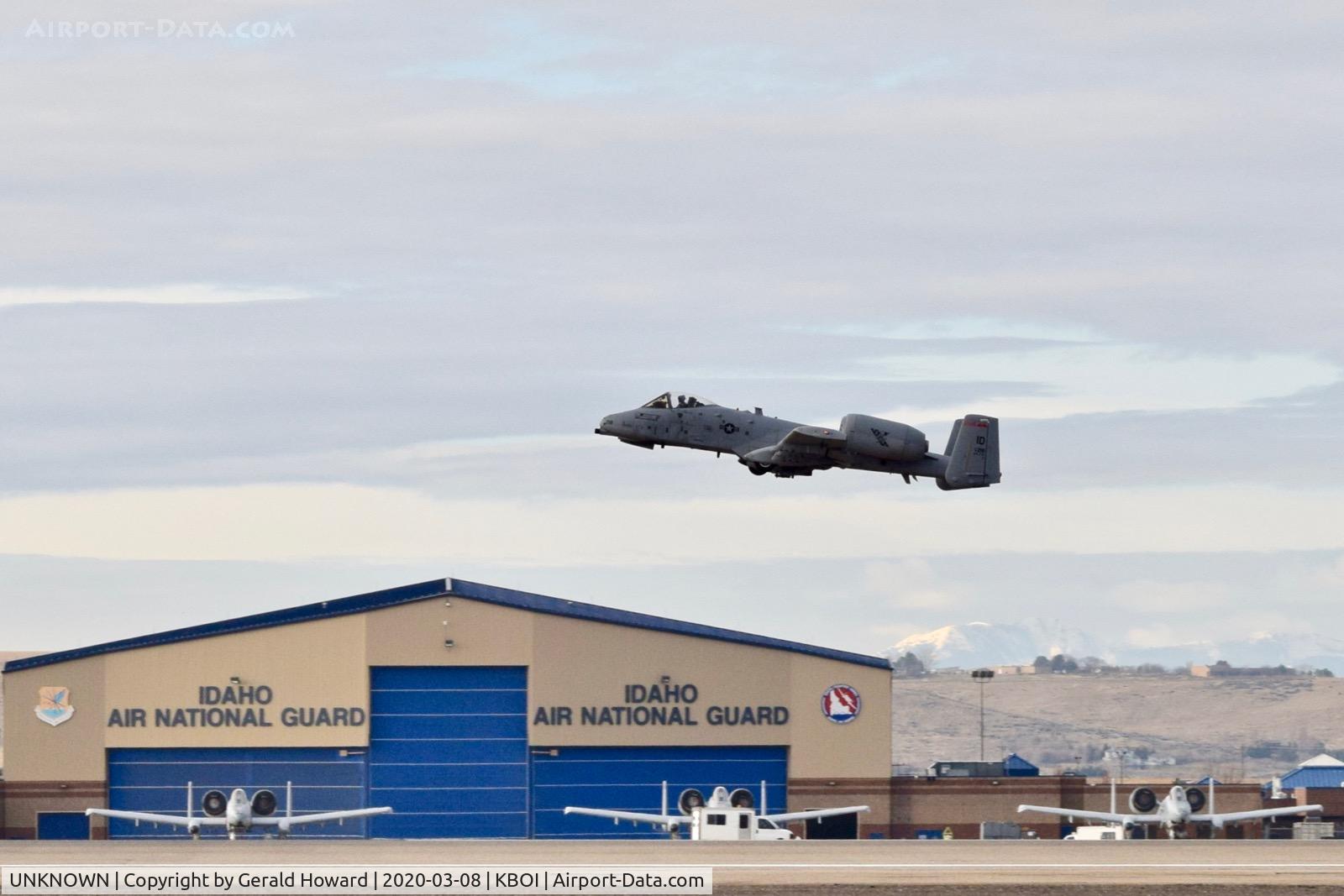 UNKNOWN, C/N unknown, A-10C take off on RWY 10R.