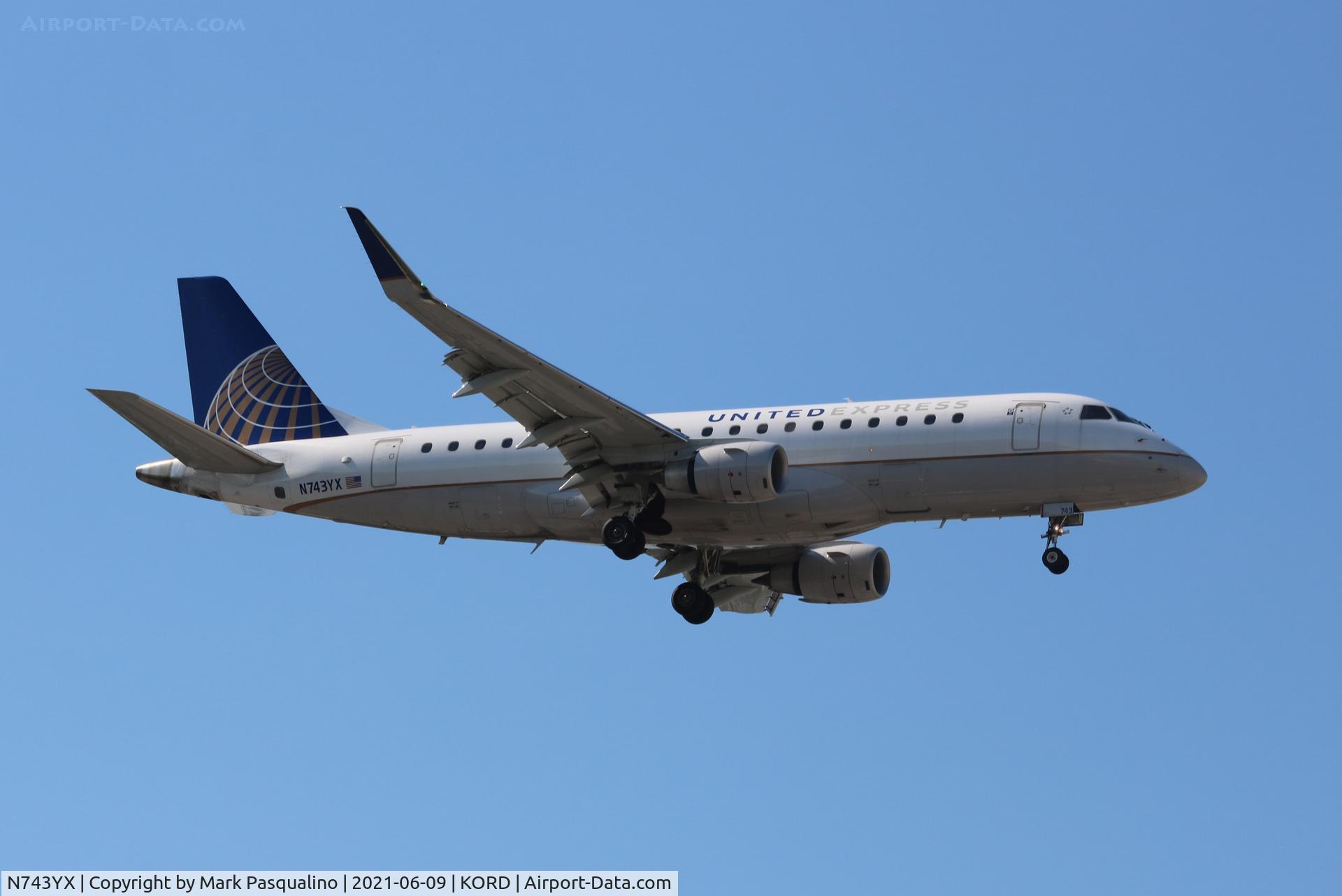 N743YX, 2017 Embraer 175LR (ERJ-170-200LR) C/N 17000660, ERJ-170-200LR