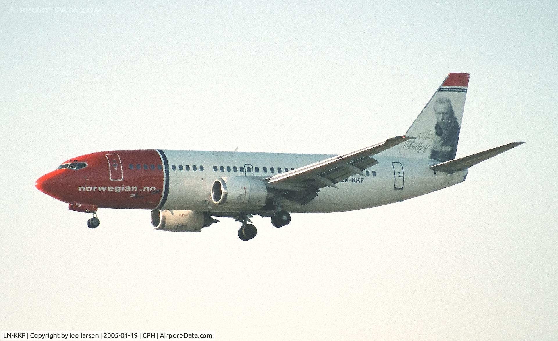 LN-KKF, 1989 Boeing 737-3K2 C/N 24326, Copenhagen19.10.2005