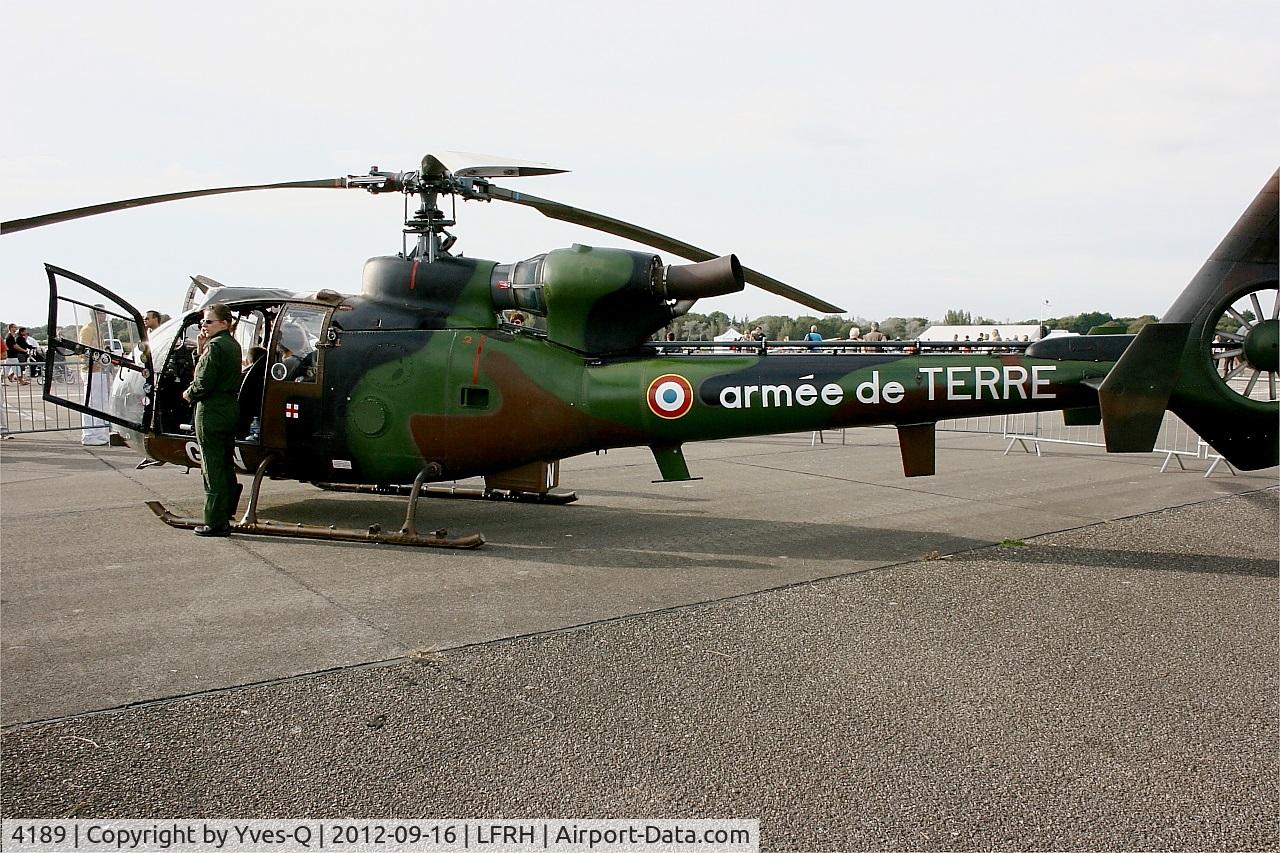4189, Aerospatiale SA-342M Gazelle C/N 2189, Aérospatiale SA-342M Gazelle, Static Display, Lann Bihoué Naval Air Base (LFRH-LRT) Open day 2012