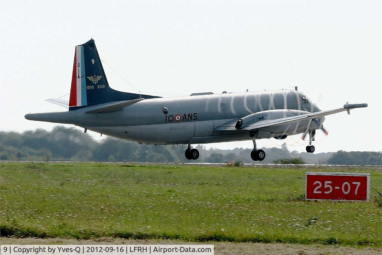 9, Dassault ATL-2 Atlantique 2 C/N 9, Dassault-Breguet Atlantique II (ATL2), Landing rwy 25, Lann Bihoué Air Base (LFRH-LRT) Open day 2012