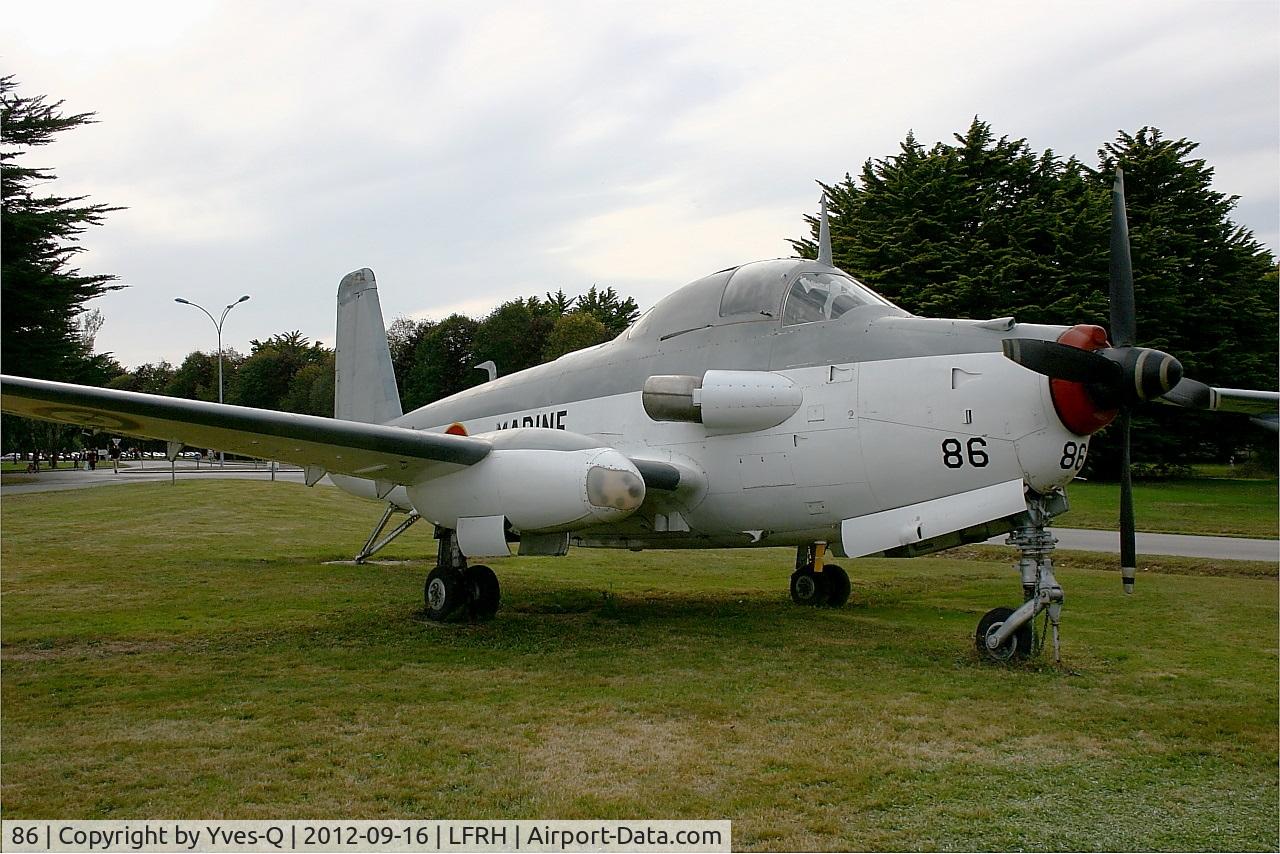 86, Breguet Br.1050 Alize C/N 86, Breguet BR-1050 Alizé, Preserved and displayed at Lann Bihoué Air Base (LFRH-LRT) Open day 2012