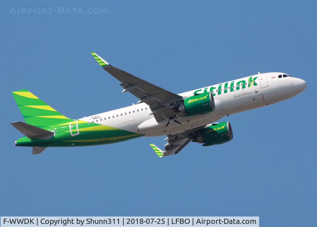 F-WWDK, 2018 Airbus A320-251N C/N 8303, C/n 8303 - To be PK-GTI