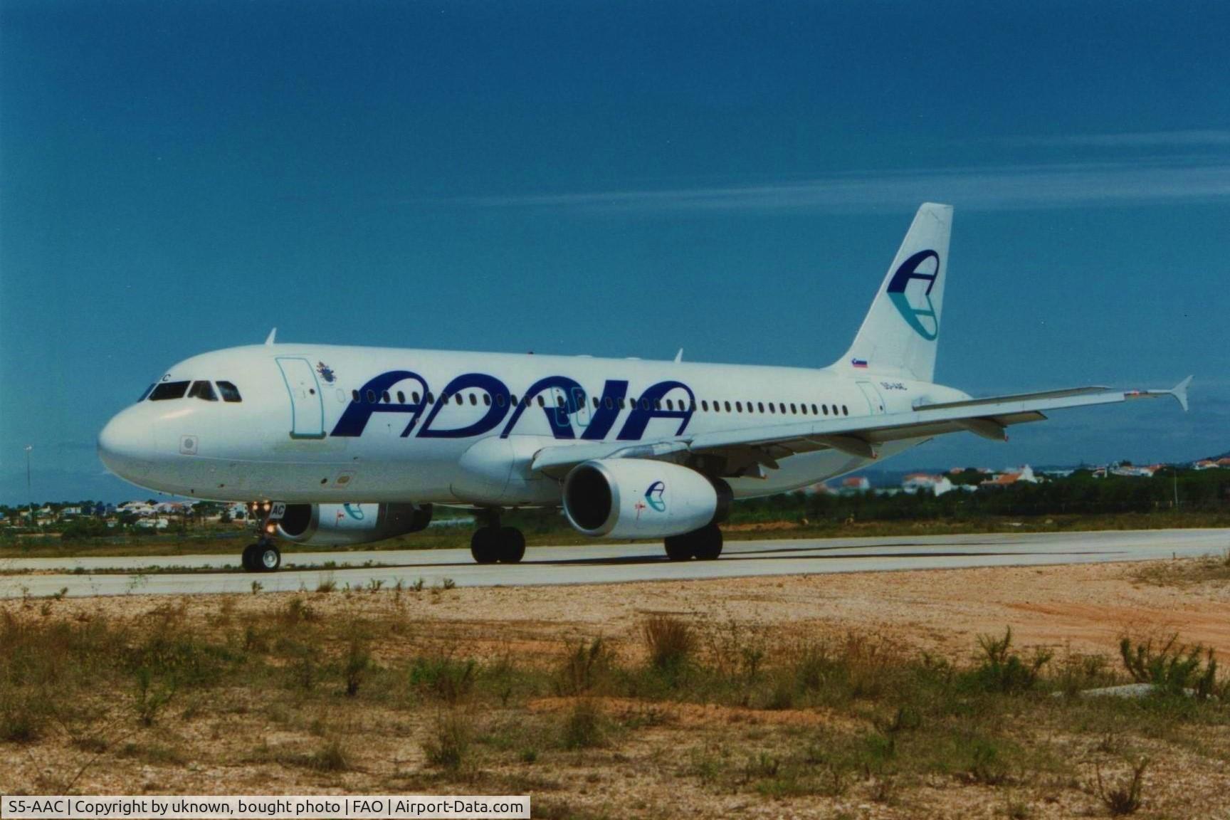 S5-AAC, 1990 Airbus A320-231 C/N 0114, photo from 2nd hand store.
