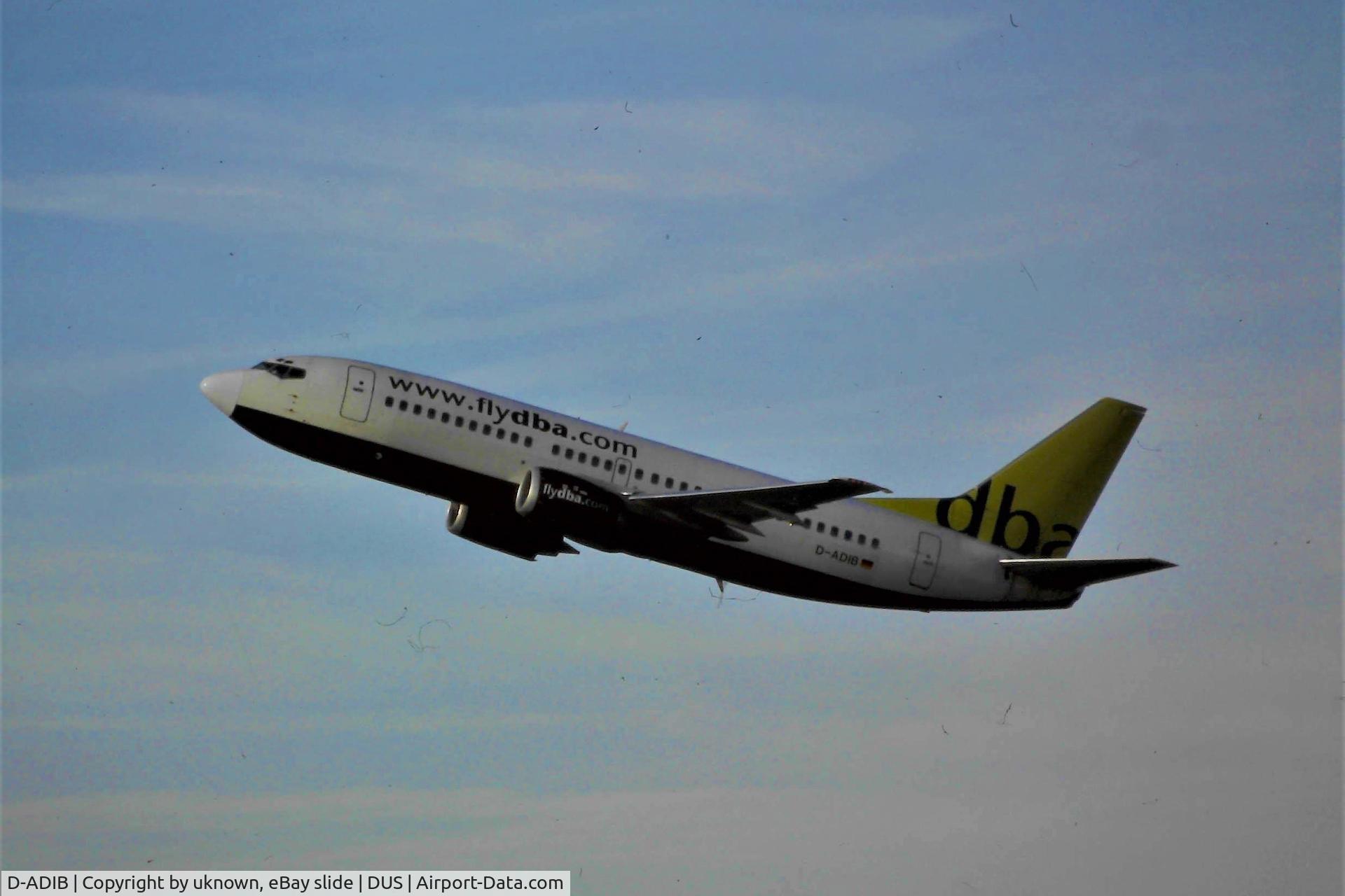 D-ADIB, 1999 Boeing 737-36Q C/N 30334, eBay slide