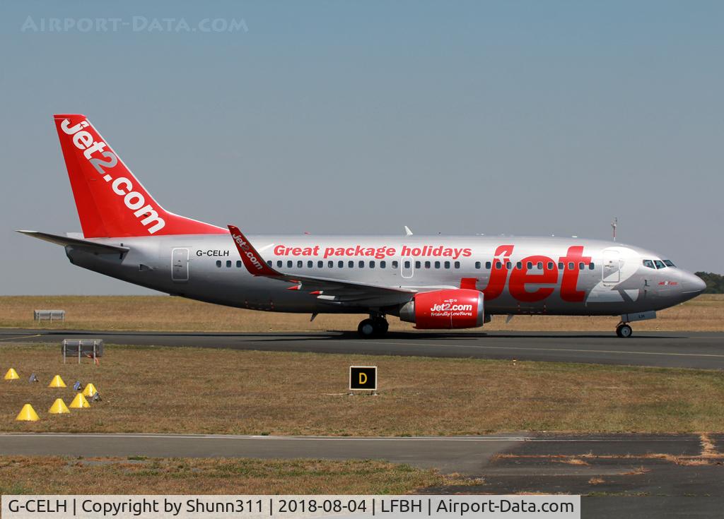 G-CELH, 1986 Boeing 737-330 C/N 23525, Taxiing to the Terminal...