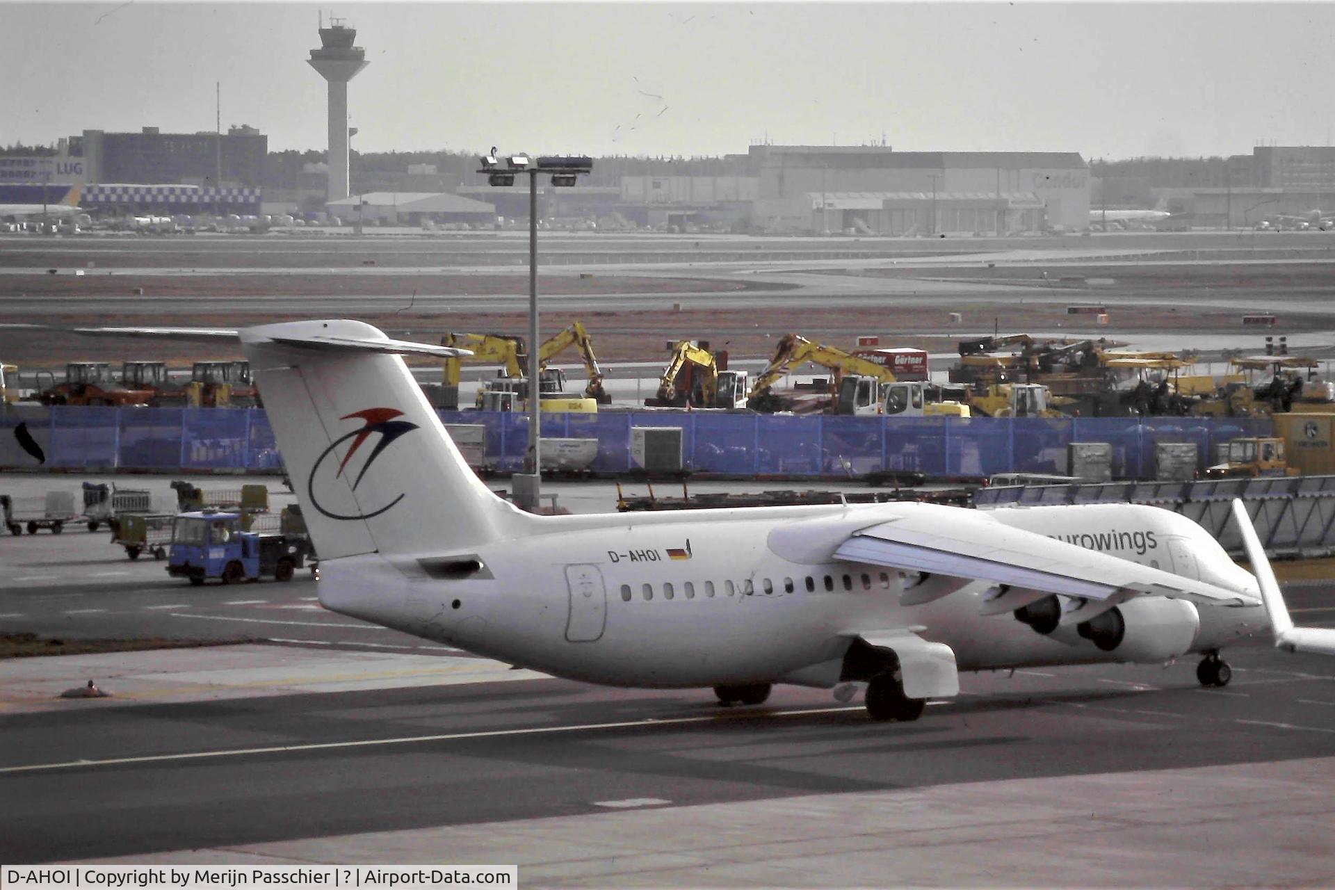 D-AHOI, 1990 British Aerospace BAe.146-300A C/N E3187, eBay slide