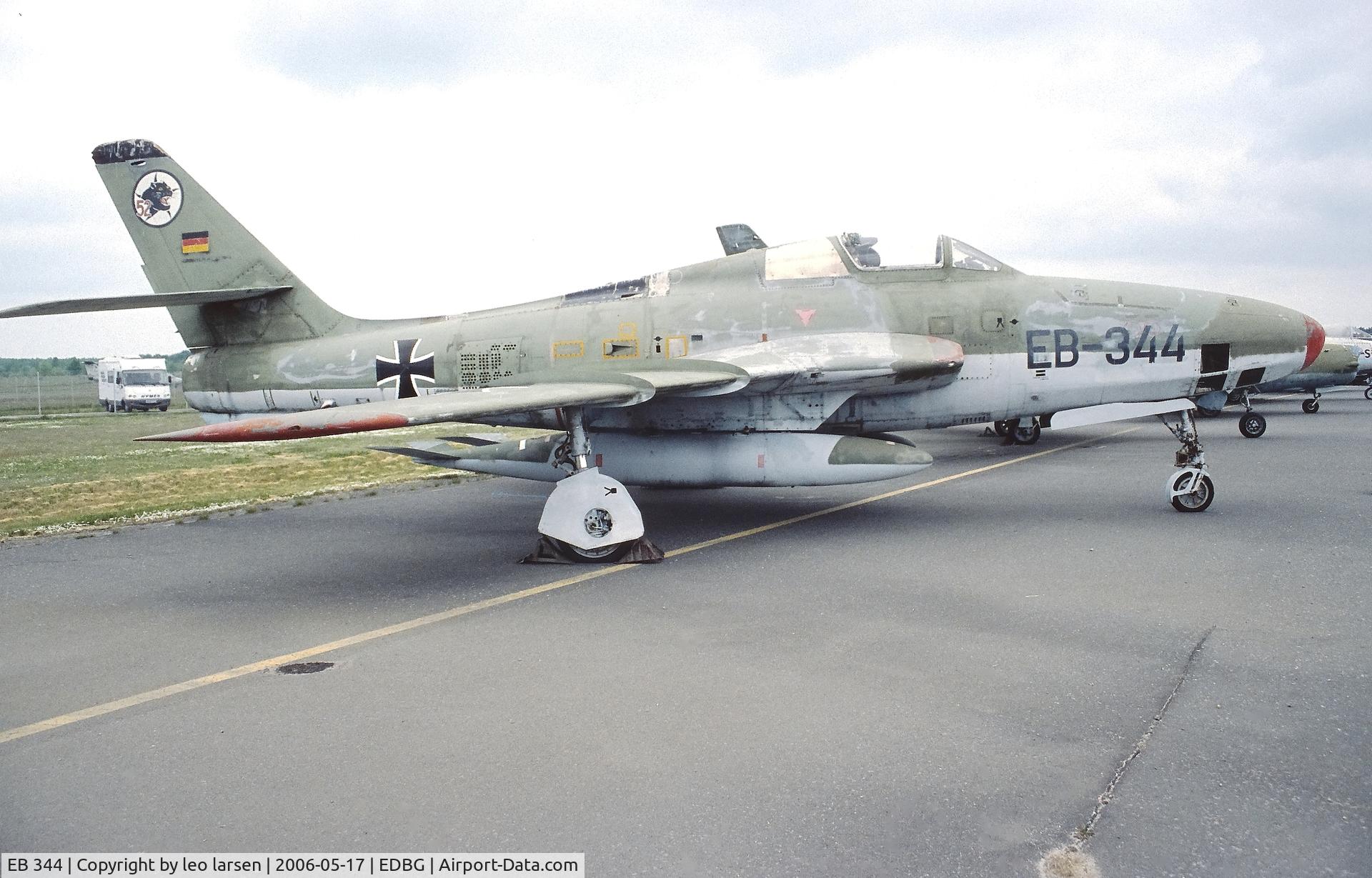 EB 344, 1955 Republic RF-84F Thunderflash C/N 52-7346, Berlin Gatow 17.5.2006