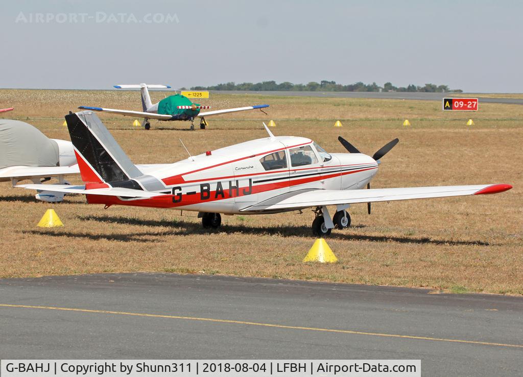 G-BAHJ, 1960 Piper PA-24-250 Comanche C/N 24-1863, Parked in the grass...