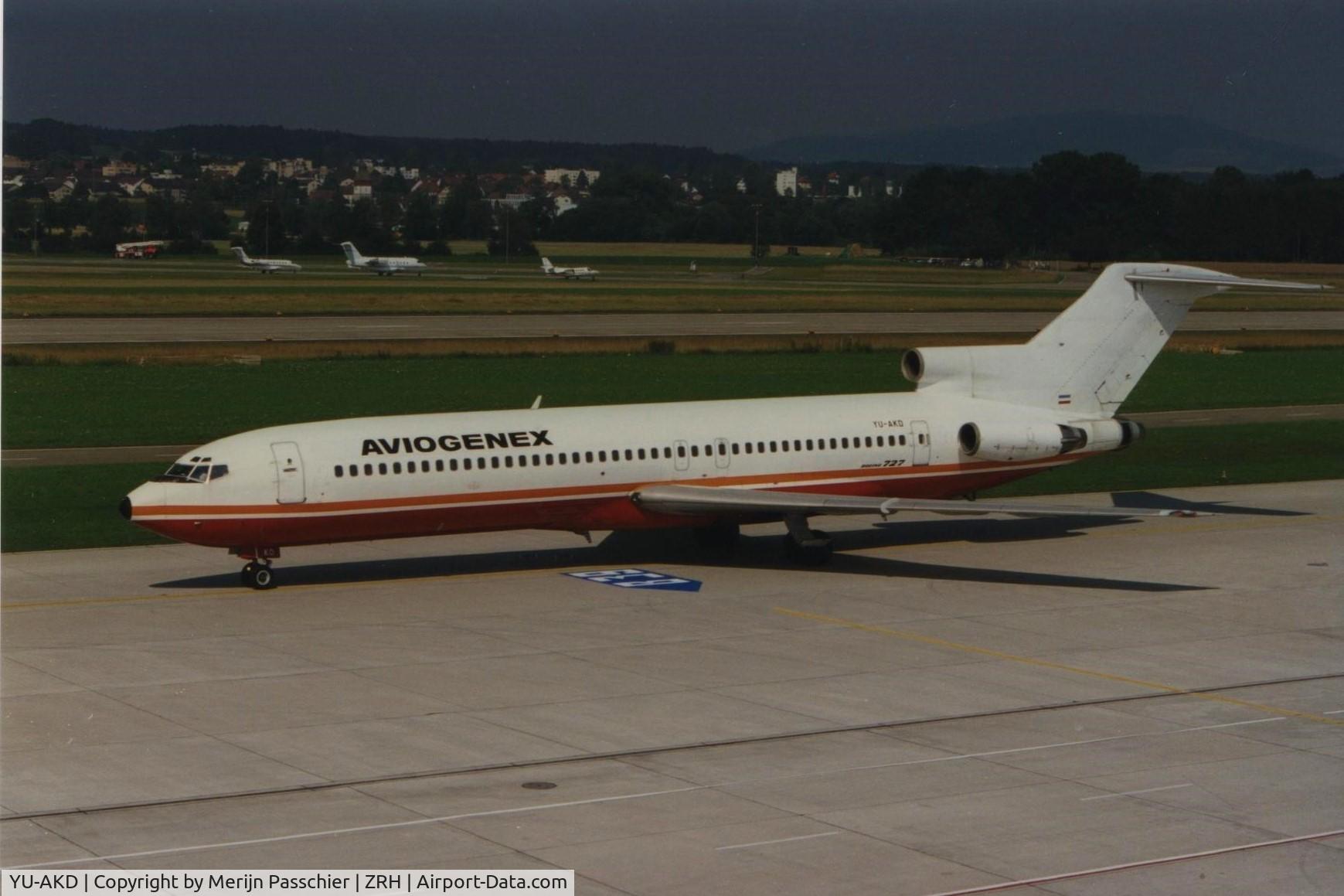 YU-AKD, 1975 Boeing 727-2L8 C/N 21040, bought photo