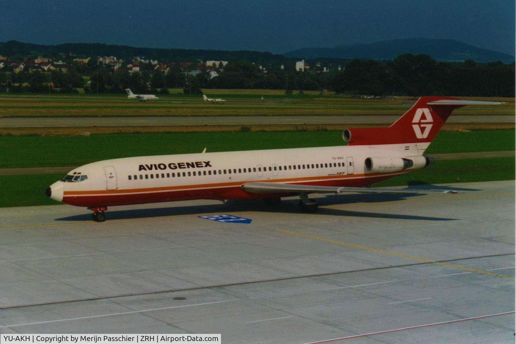 YU-AKH, 1975 Boeing 727-2L8 C/N 21080, bought photo