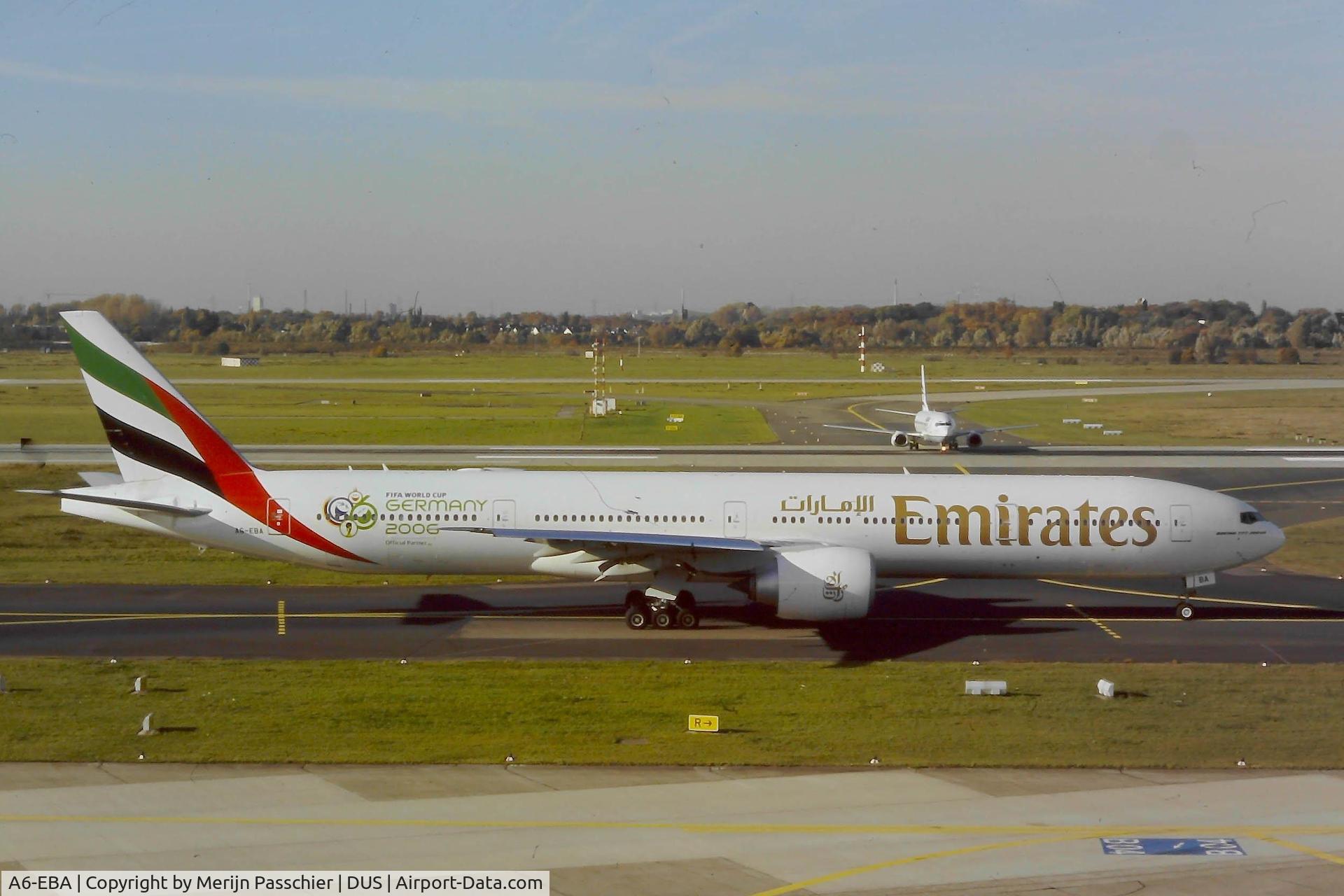 A6-EBA, 2005 Boeing 777-31H/ER C/N 32706, eBay Slide