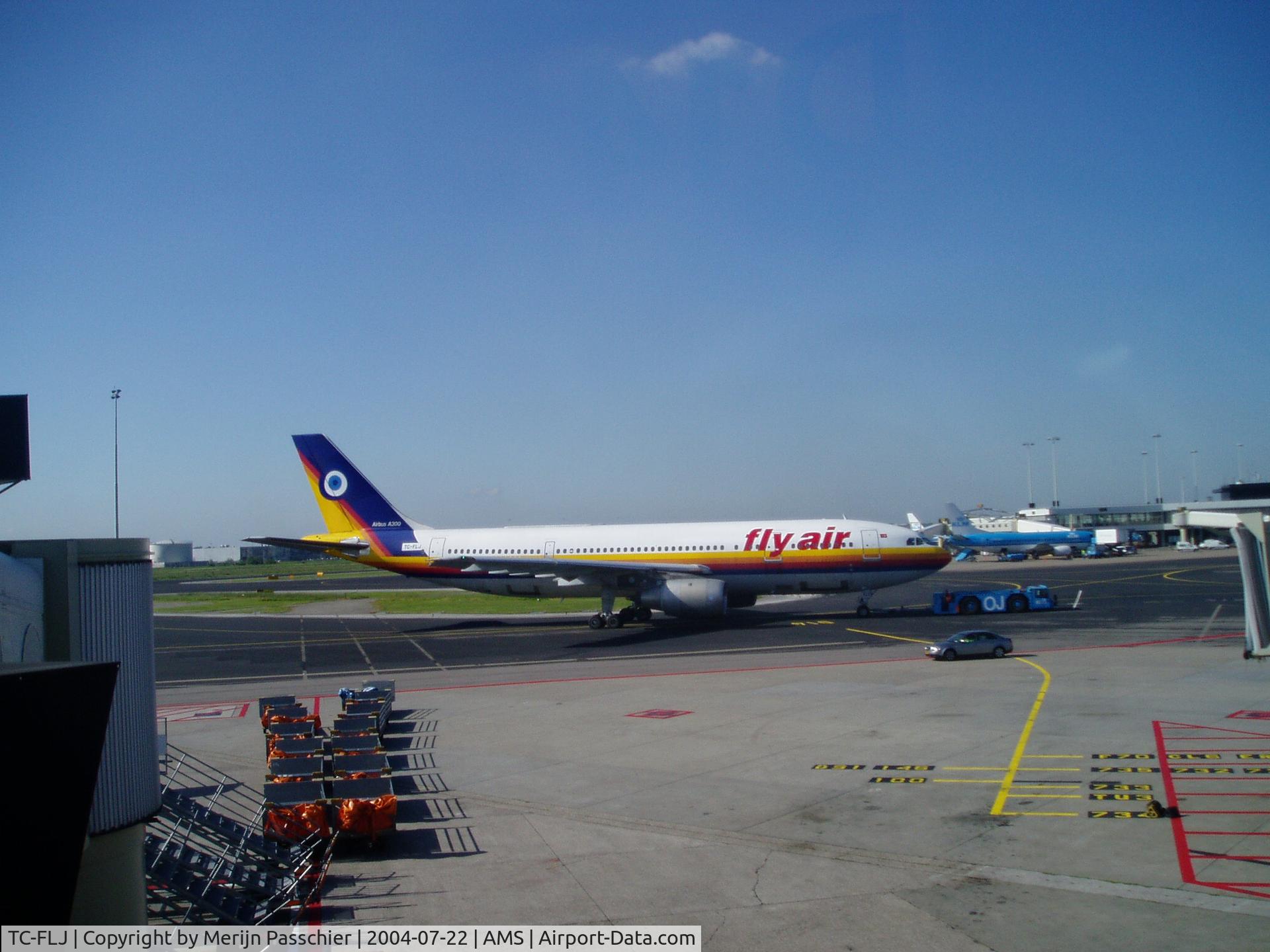 TC-FLJ, 1980 Airbus A300B2K-3C C/N 082, Fly Air A300 at Schiphol