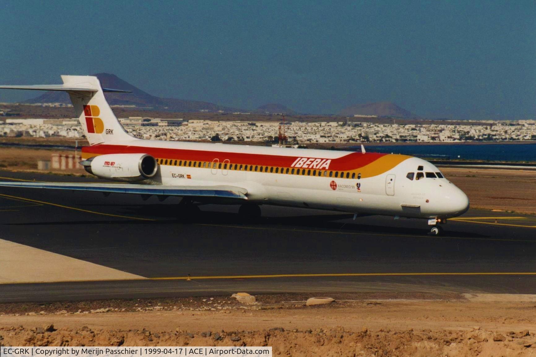 EC-GRK, 1989 McDonnell Douglas MD-87 (DC-9-87) C/N 49827, bought photo