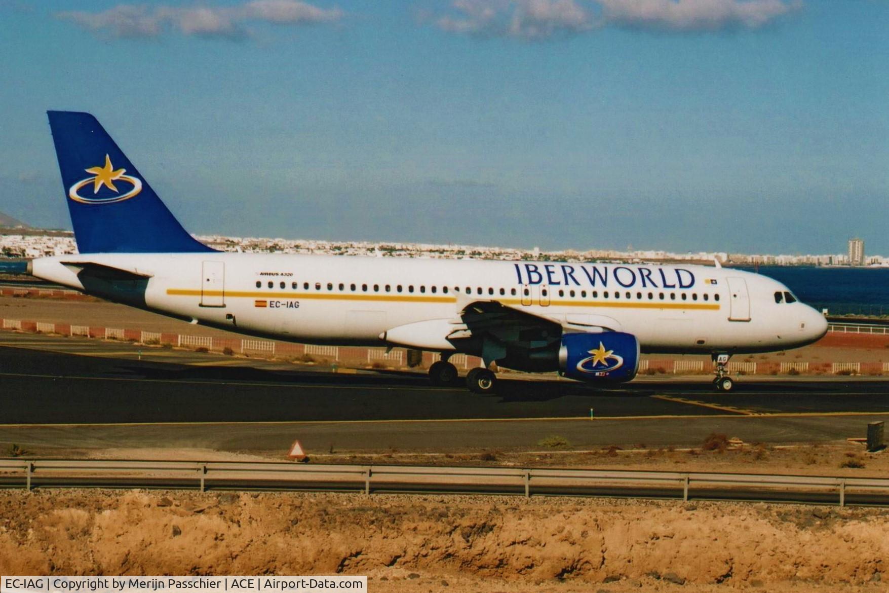 EC-IAG, 2001 Airbus A320-214 C/N 1597, bought photo