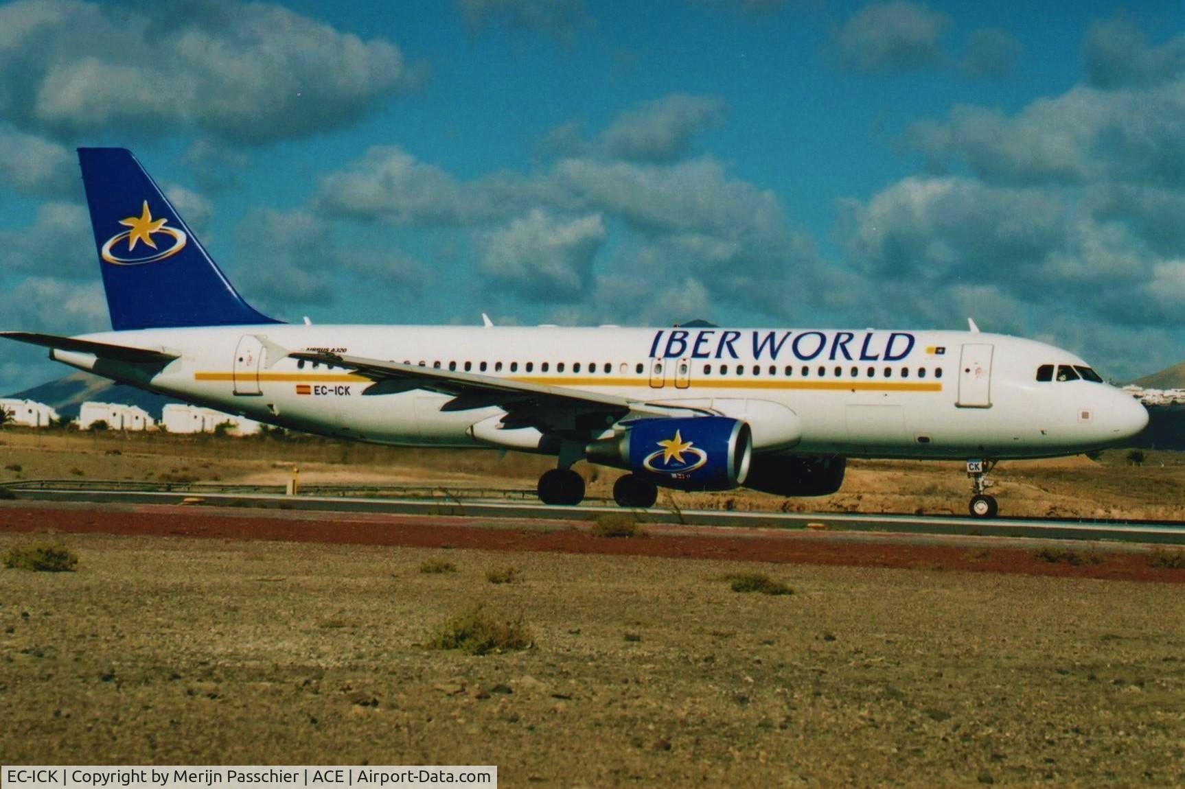 EC-ICK, 2001 Airbus A320-214 C/N 1657, bought slide