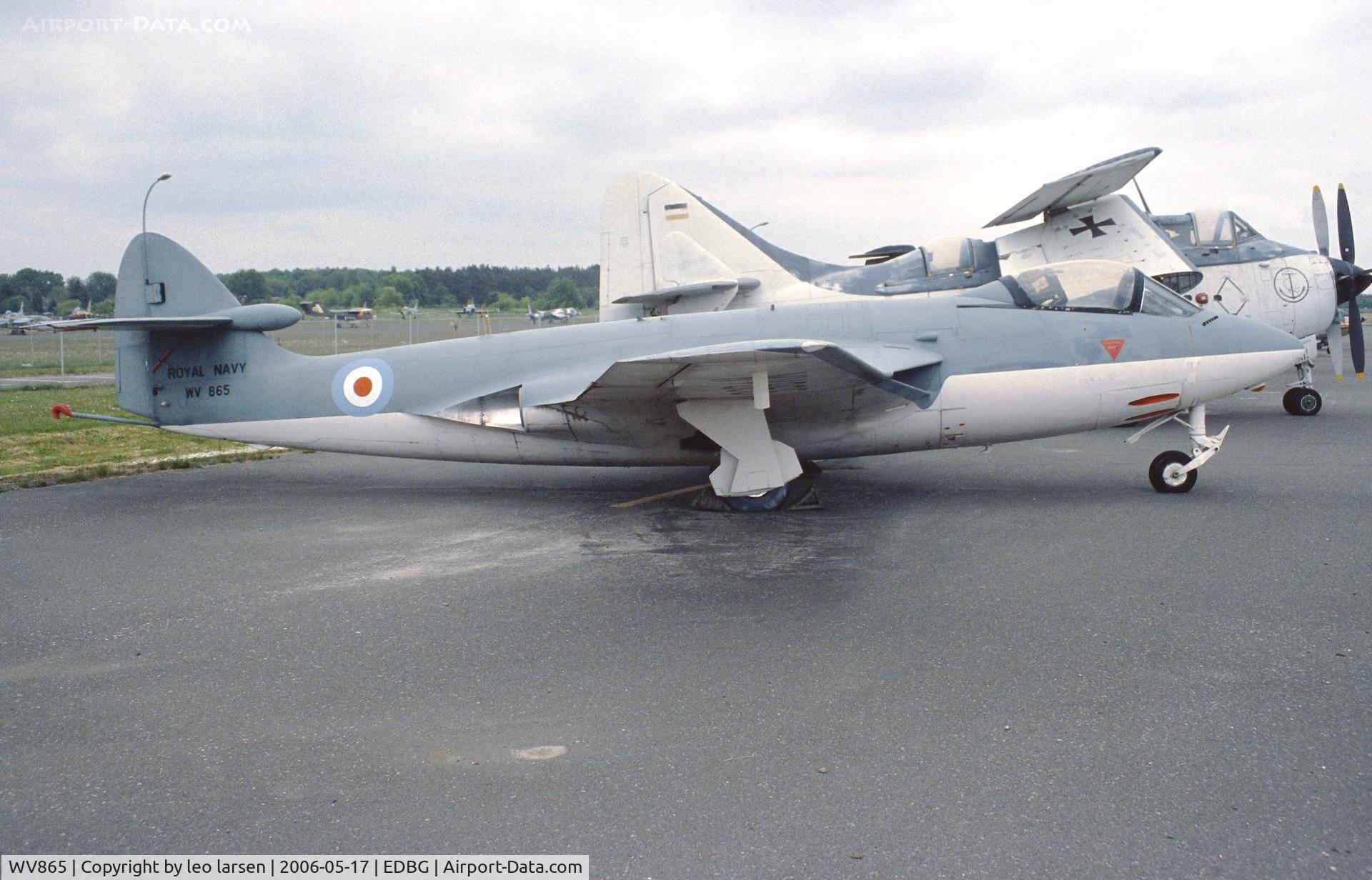 WV865, 1954 Hawker Sea Hawk FGA.6 C/N 6110, Berlin Gatow 17.5.2006