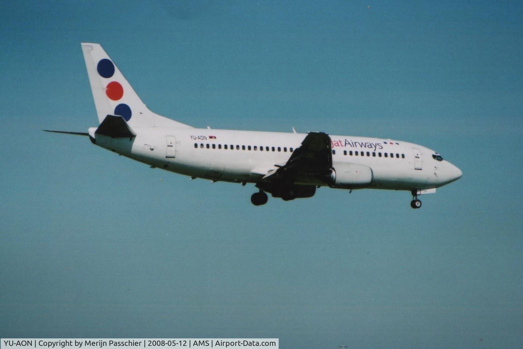 YU-AON, 1987 Boeing 737-3Q4 C/N 24208/1490, bought photo