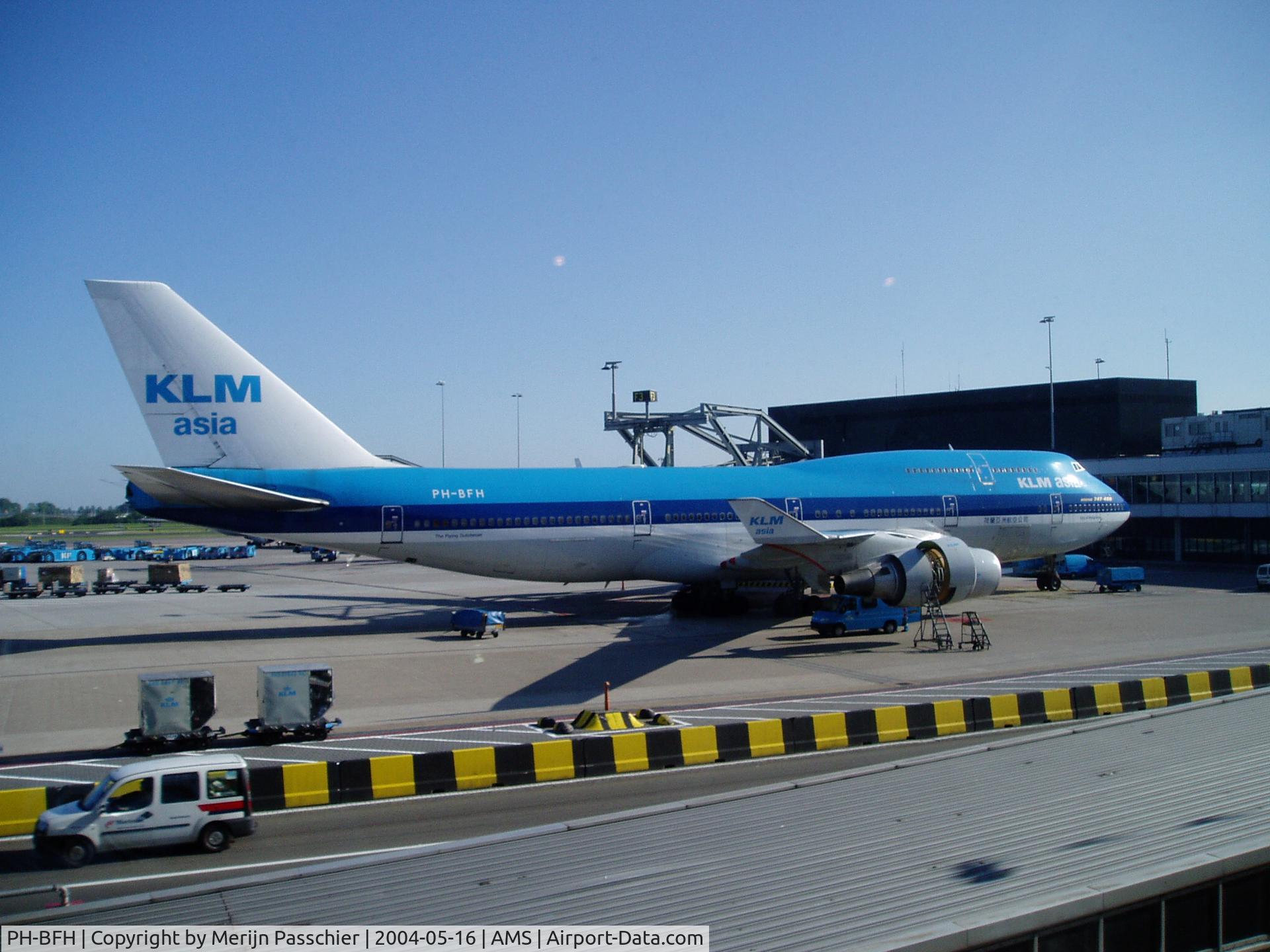 PH-BFH, 1990 Boeing 747-406BC C/N 24518, KLM B747 at AMS