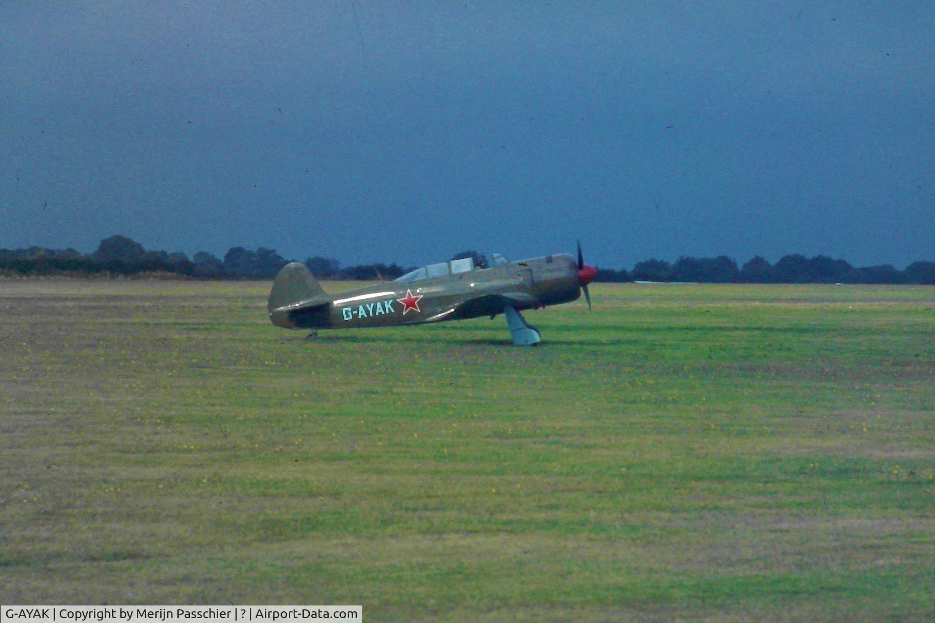 G-AYAK, 1956 Let C-11 (Yak-11) C/N 172701, eBay Slide
