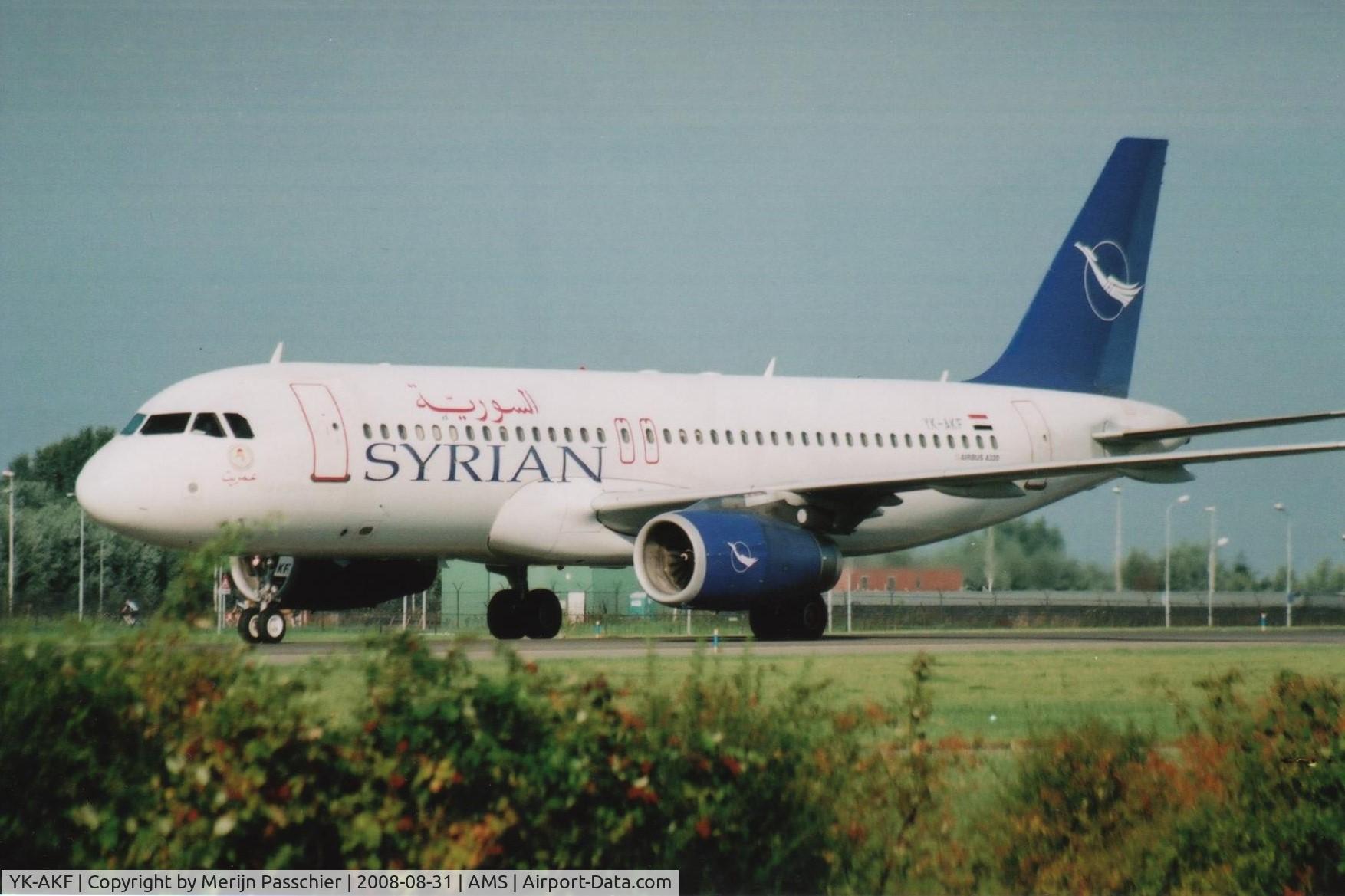 YK-AKF, 1999 Airbus A320-232 C/N 1117, bought photo