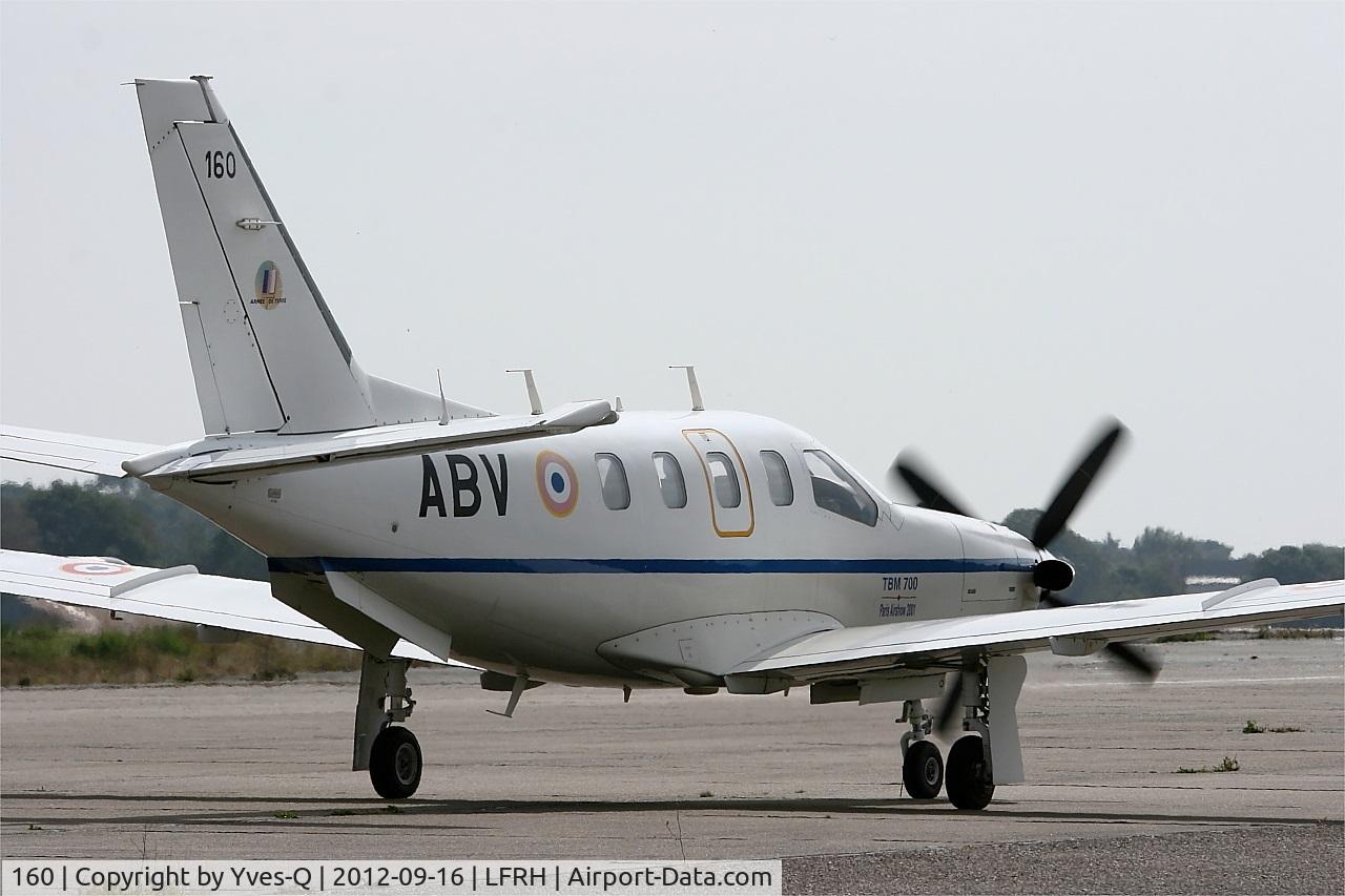 160, 2000 Socata TBM-700 C/N 160, Socata TBM 700, Taxiing to holding point, Lann Bihoué Air Base (LFRH-LRT) Open day 2012
