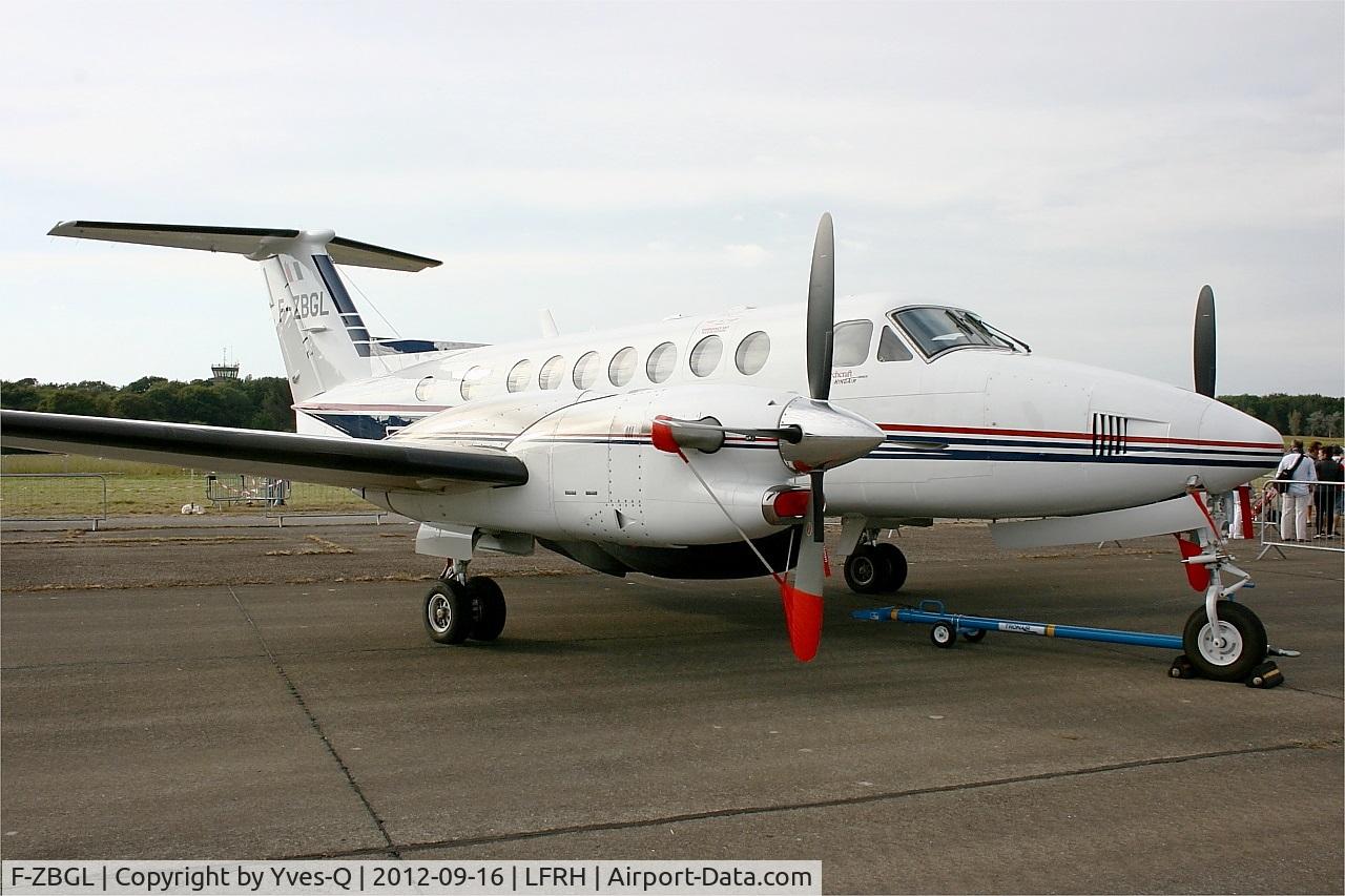F-ZBGL, Hawker Beechcraft 350ER Super King Air (B300CER) C/N FL-746, Beech Super King Air 350 operated by French Customs, Static Display, Lann Bihoué Naval Air Base (LFRH-LRT) open day 2012