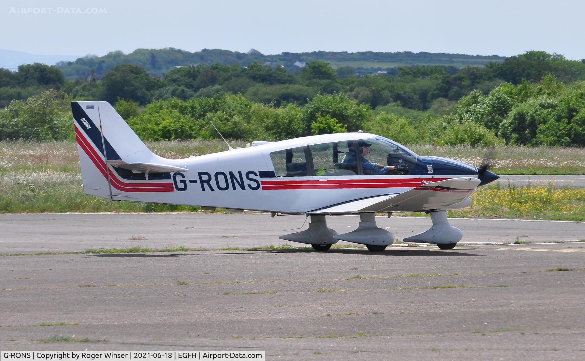 G-RONS, 1991 Robin DR-400-180 Regent Regent C/N 2088, Visiting Robin Regent