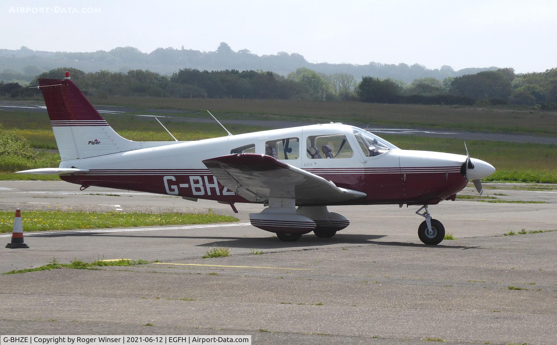 G-BHZE, 1978 Piper PA-28-181 Cherokee Archer II C/N 28-7890291, Visiting Cherokee Archer II.