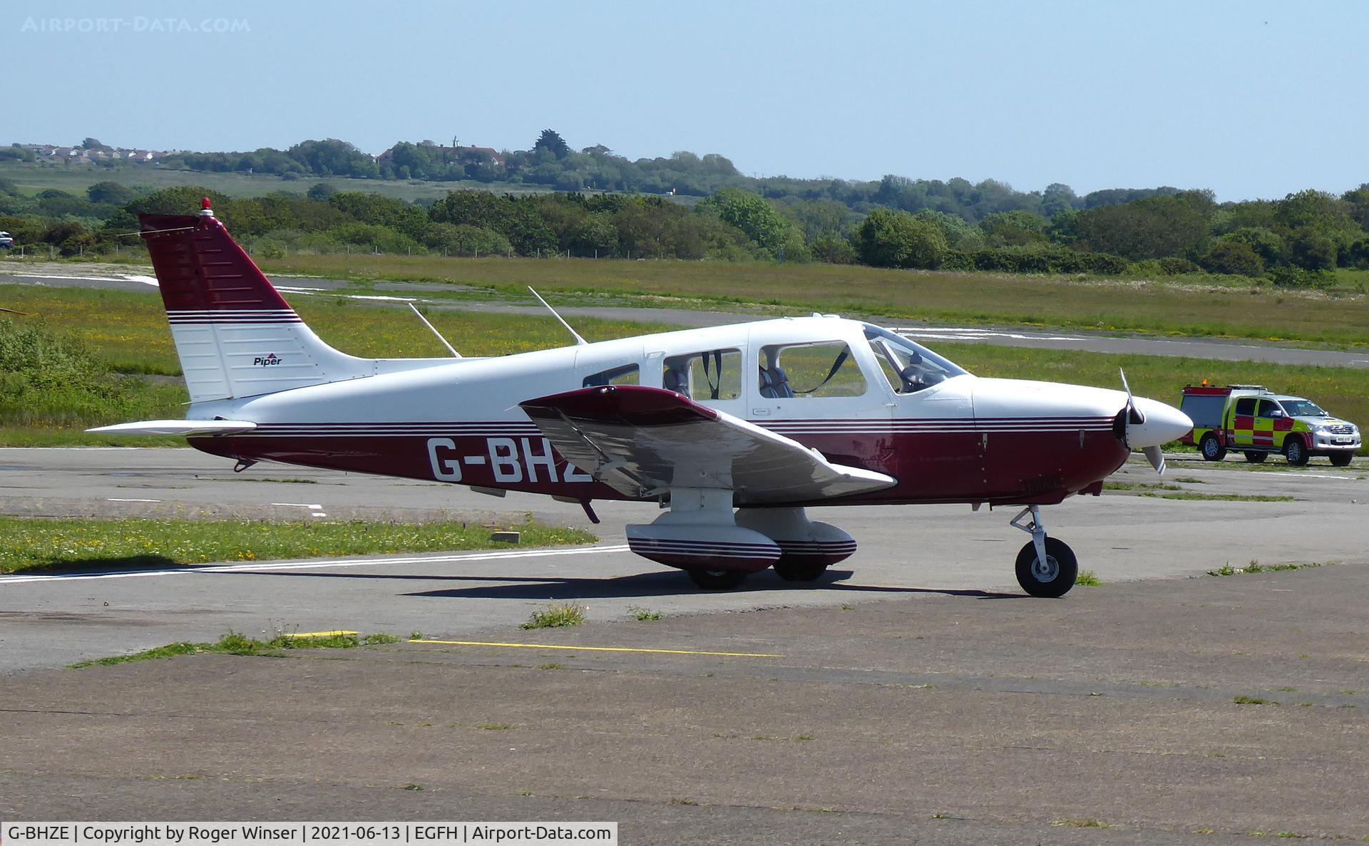 G-BHZE, 1978 Piper PA-28-181 Cherokee Archer II C/N 28-7890291, Visiting Cherokee Archer II.