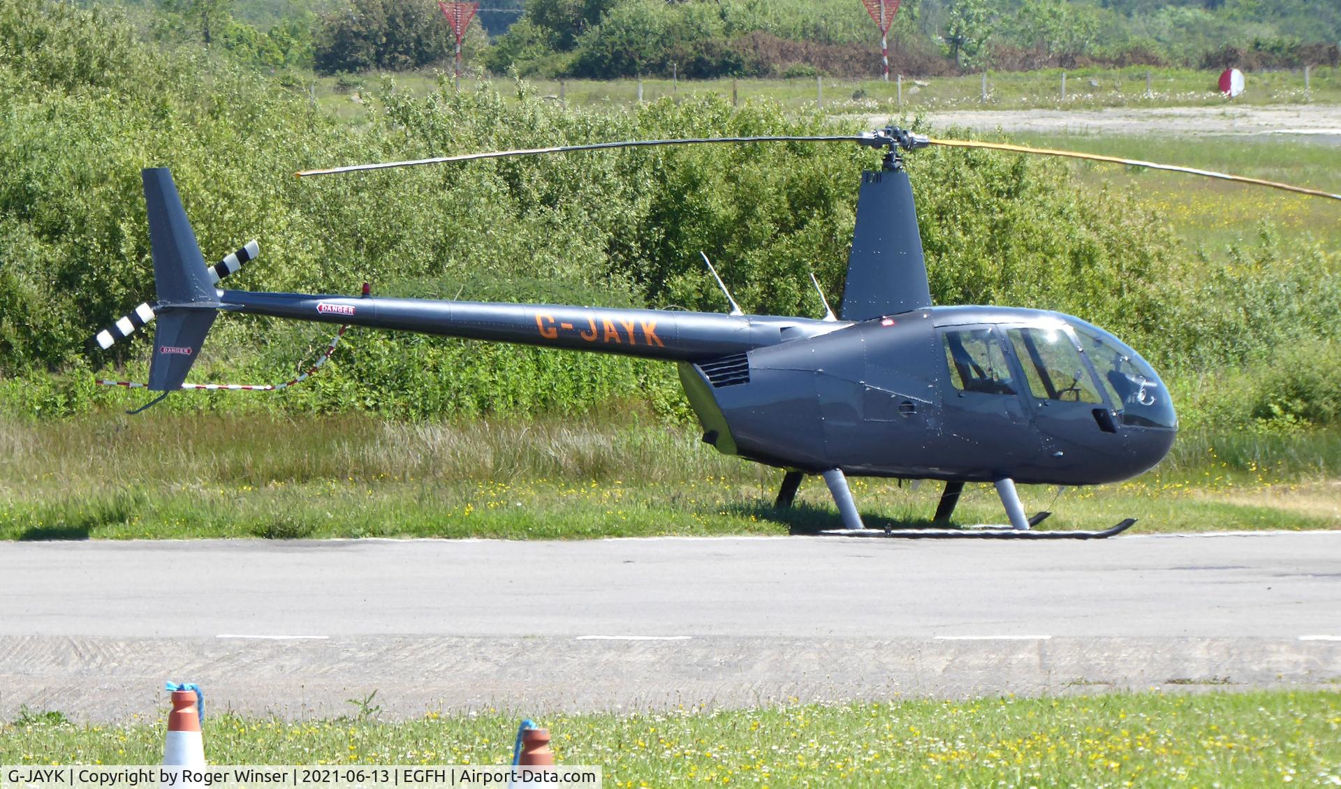 G-JAYK, 2003 Robinson R44 Raven II C/N 10147, Visiting Robinson R44 Raven II operated by AHM Heli..