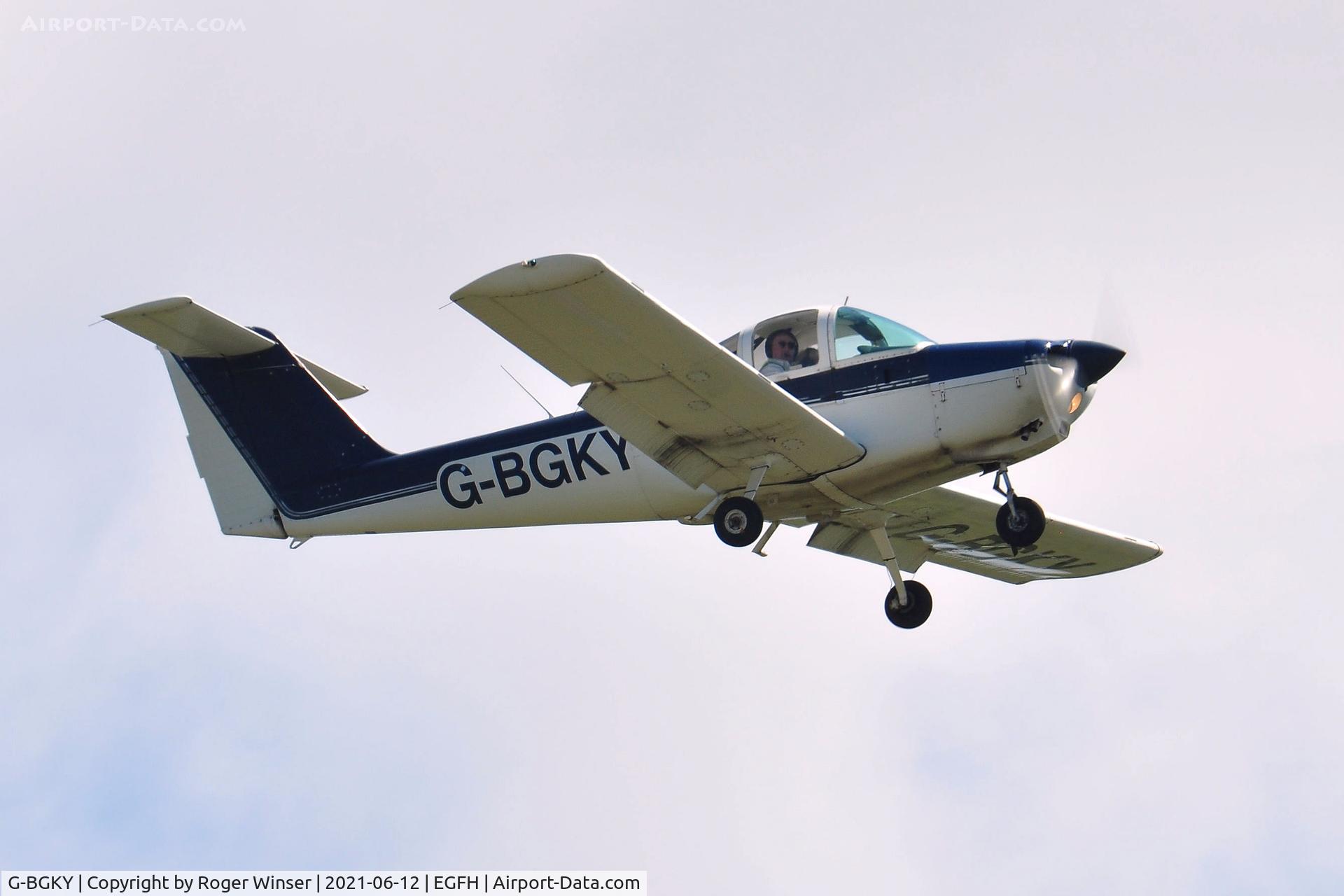 G-BGKY, 1978 Piper PA-38-112 Tomahawk Tomahawk C/N 38-78A0737, Resident Tomahawk operated by Cambrian Flying Club.