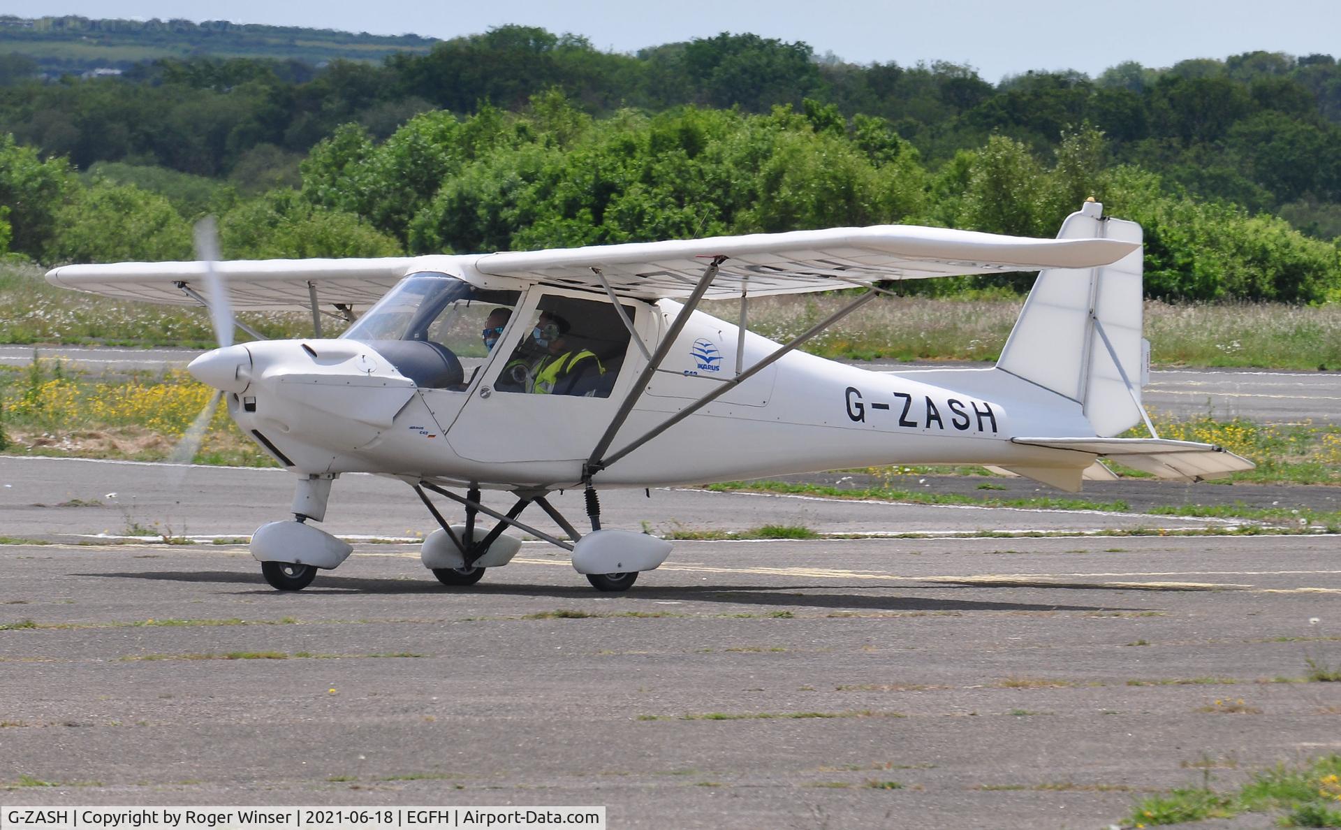 G-ZASH, 2013 Comco Ikarus C42 FB80 C/N 1304-7257, Resident Ikarus C.42 operated by Gower Flight Centre,