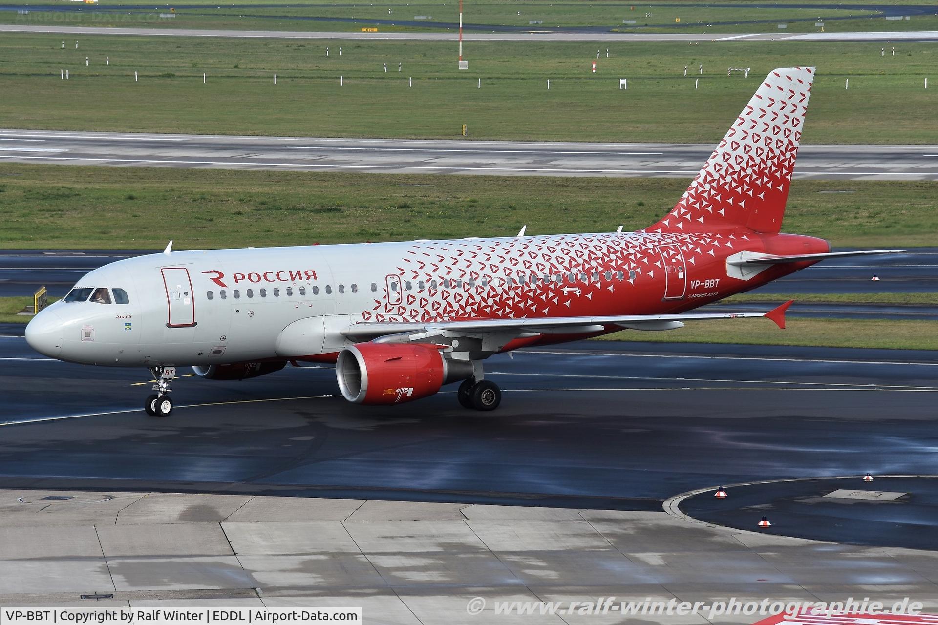 VP-BBT, 2002 Airbus A319-112 C/N 1805, Airbus A319-112 - R4 SDM Rossiya 'Anapa' - 1805 - VP-BBT - 27.09.2019 - DUS