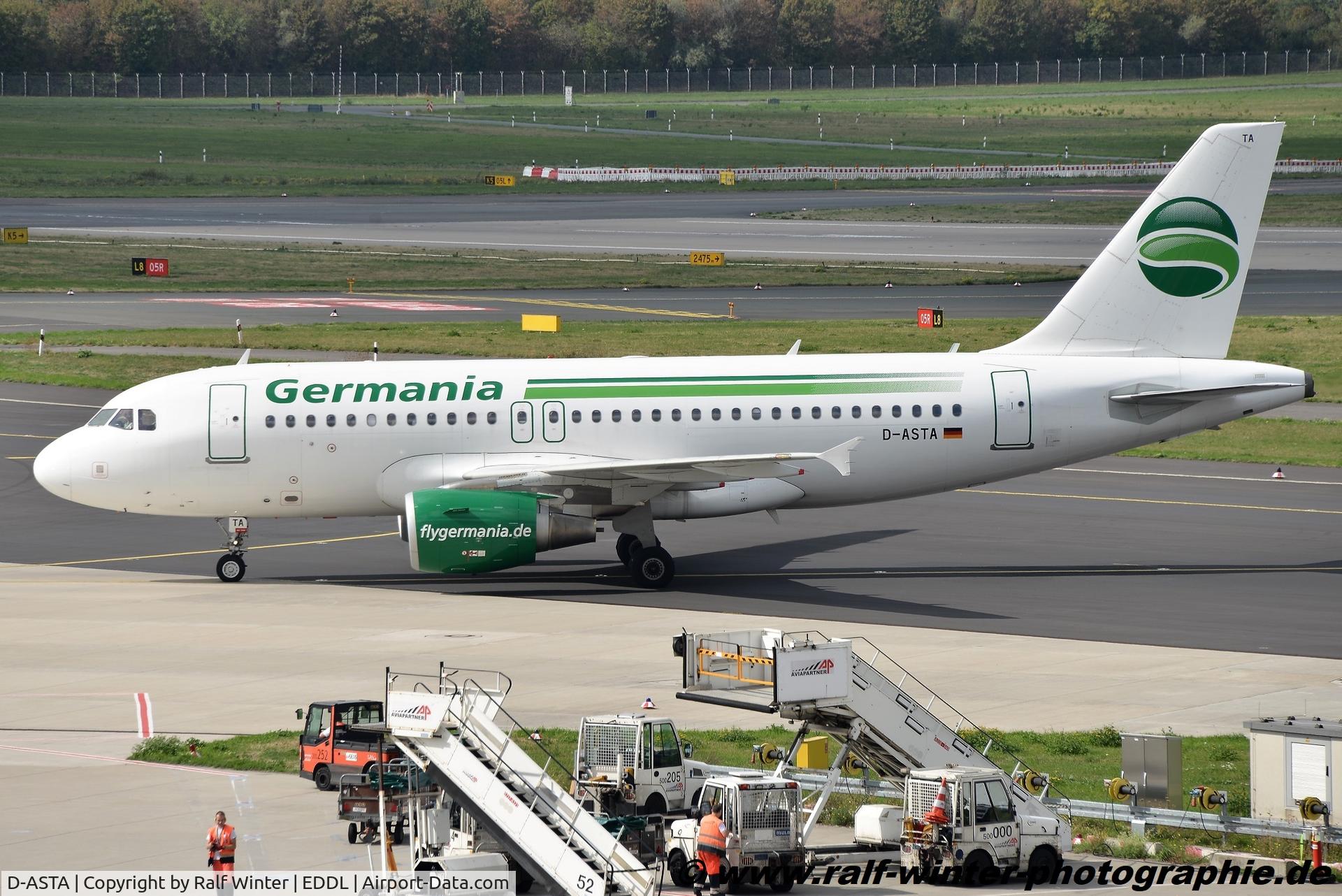 D-ASTA, 2011 Airbus A319-112 C/N 4663, Airbus A319-112 - ST GMI Germania - 4663 - D-ASTA - 12.09.2018 - DUS