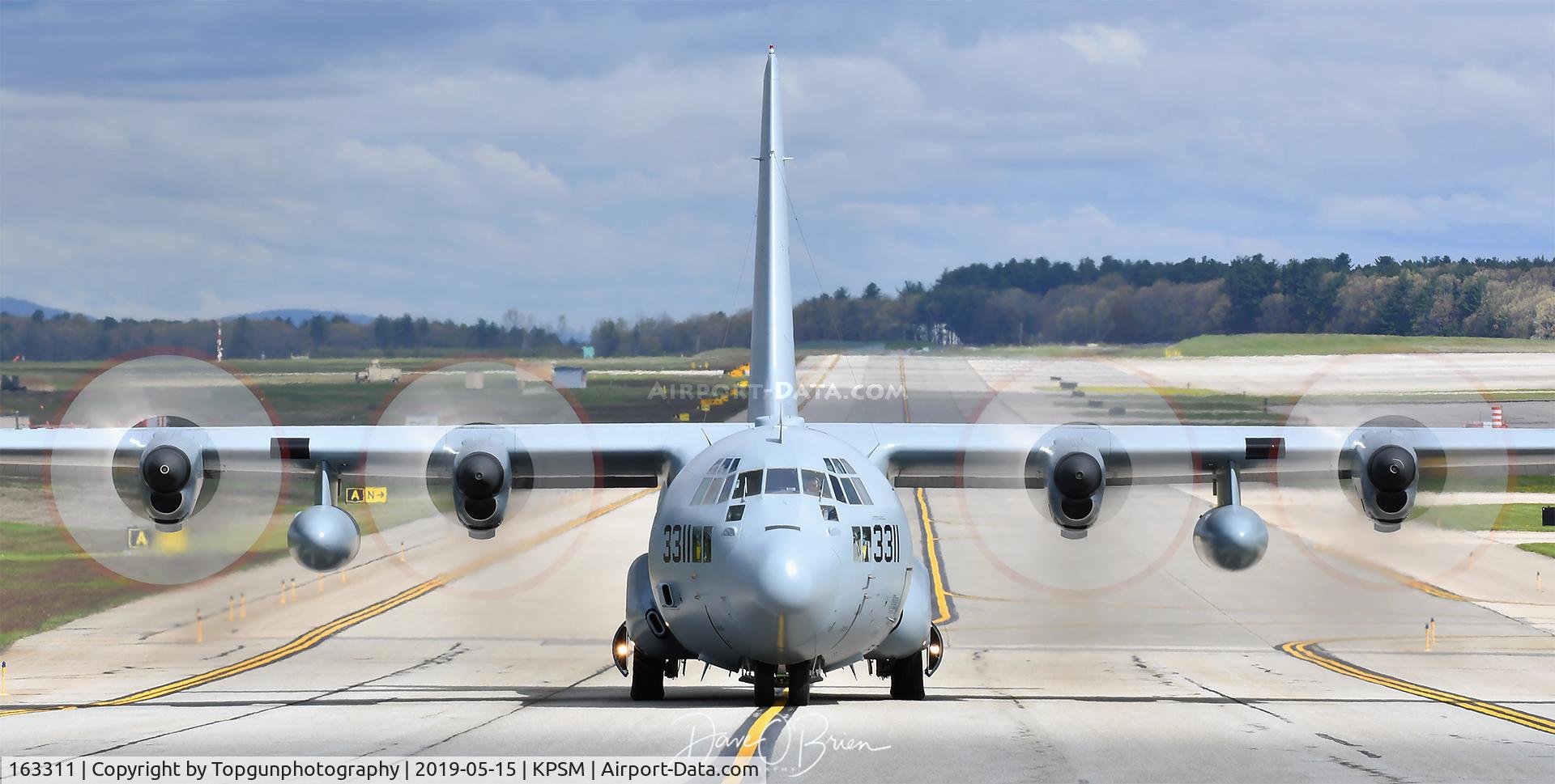 163311, 1986 Lockheed KC-130T Hercules C/N 382-5087, CONVOY3824 taxis up to head back to Pt Mugu