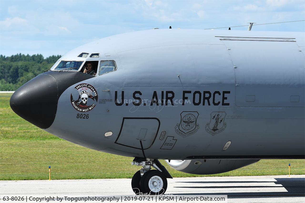 63-8026, 1963 Boeing KC-135R Stratotanker C/N 18643/T0682, BANKR82