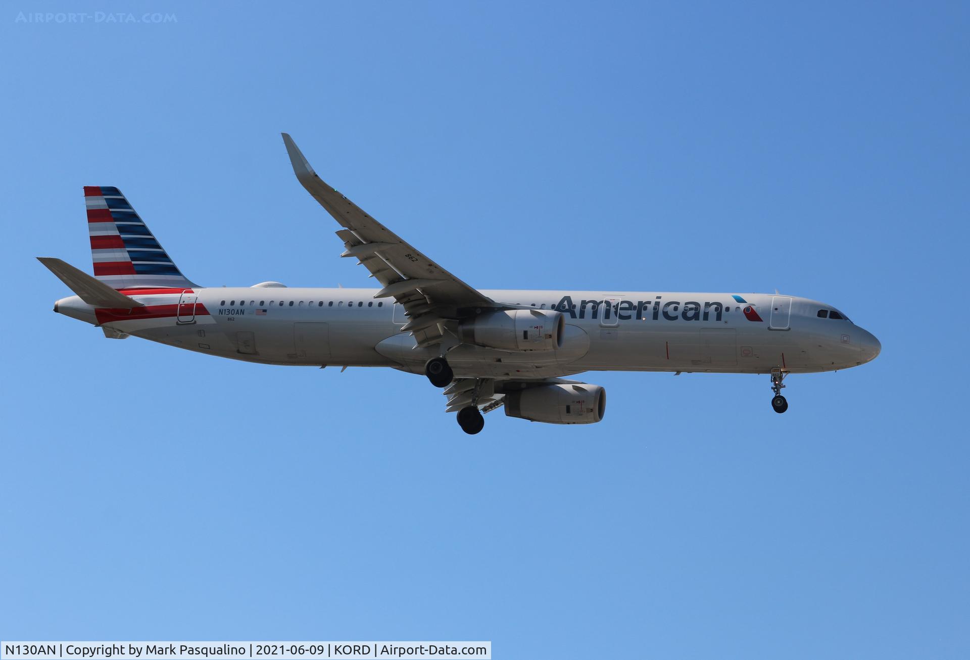 N130AN, 2014 Airbus A321-231 C/N 6407, Airbus A321-231