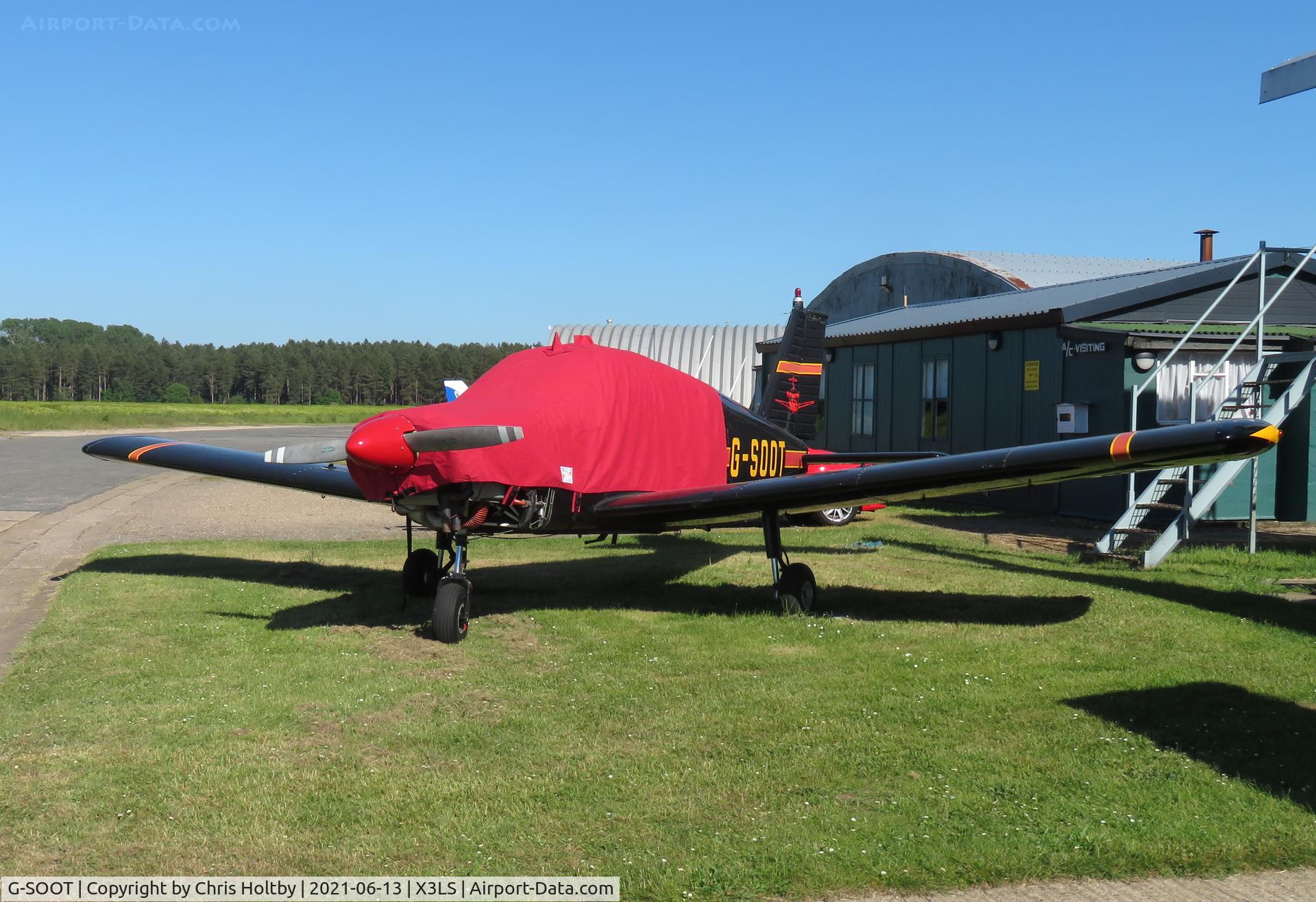 G-SOOT, 1967 Piper PA-28-180 Cherokee C/N 28-4033, Now parked at Little Snoring, Norfolk